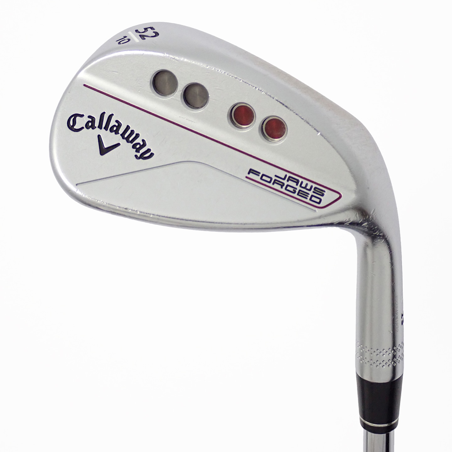 Callaway JAWS FORGED54°ウェッジ (中古品)美品 中古】JAWS FORGED クロムメッキ仕上げ ウェッジ N.S.PRO MODUS3 TOUR