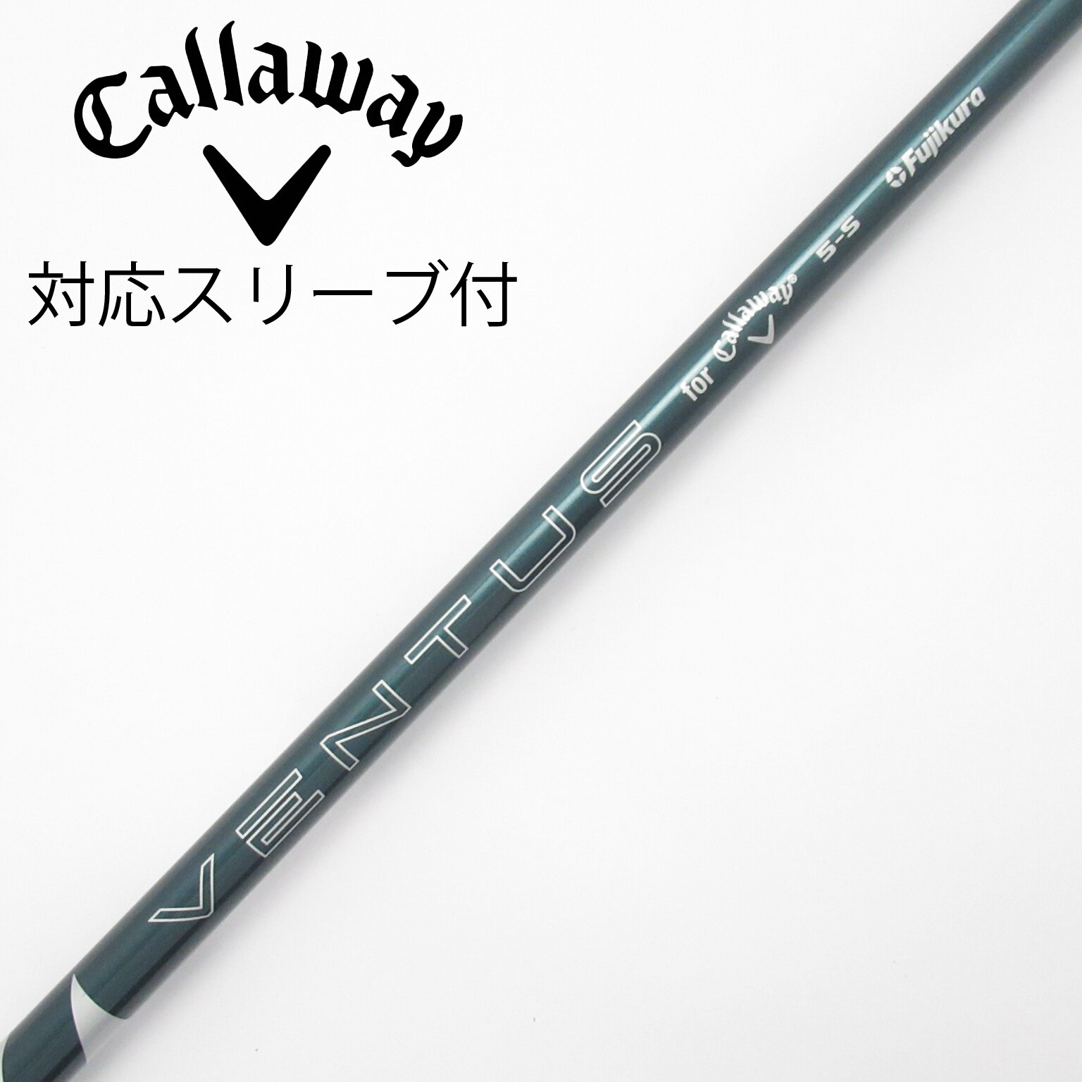 中古】純正シャフト ドライバー用_スリーブ付 VENTUS GREEN 5 for