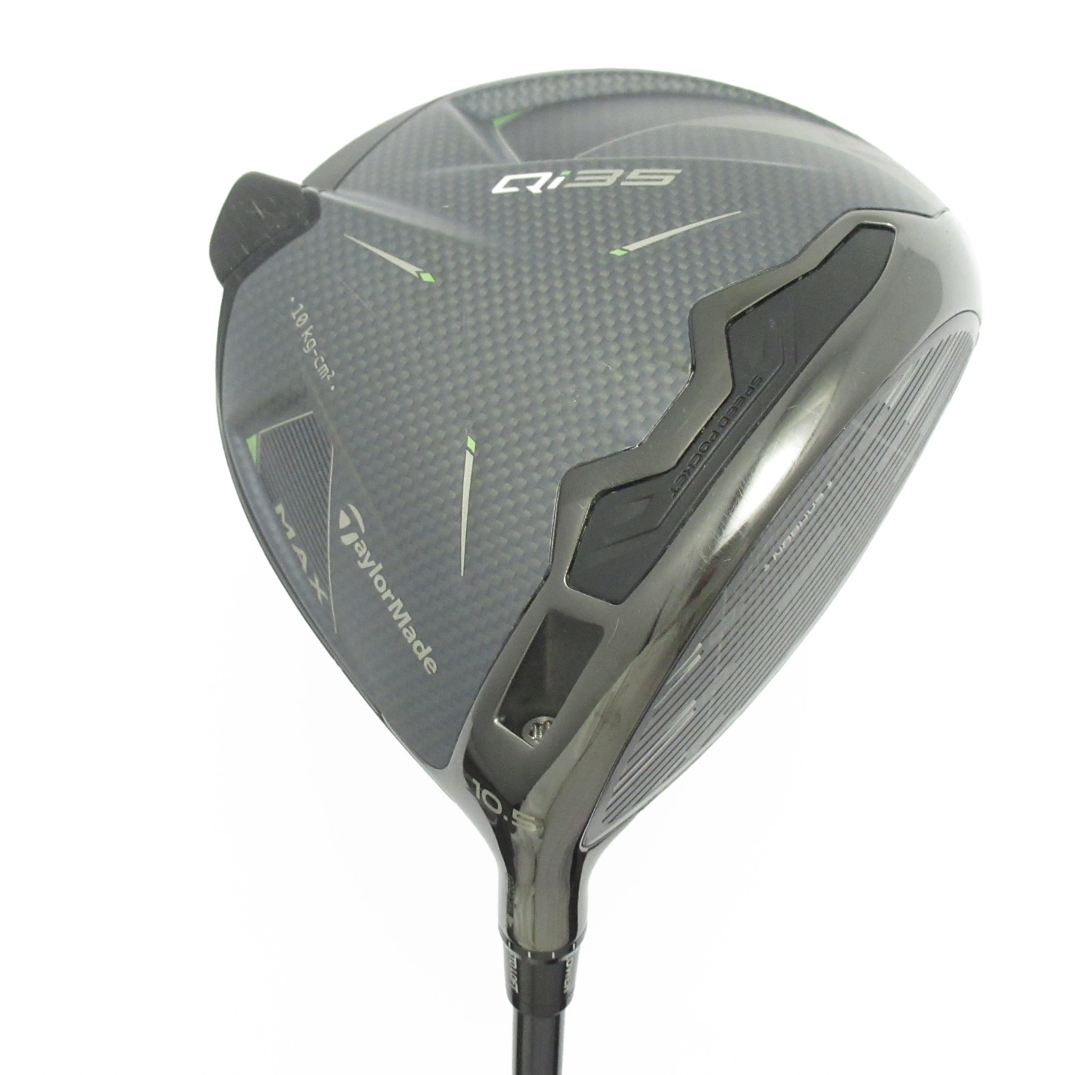 中古良品！テーラーメイド Qi35MAX 9度 純正TM50S 中古】Qi35 MAX ドライバー Diamana Blue TM50 10.5 S C(ドライバー