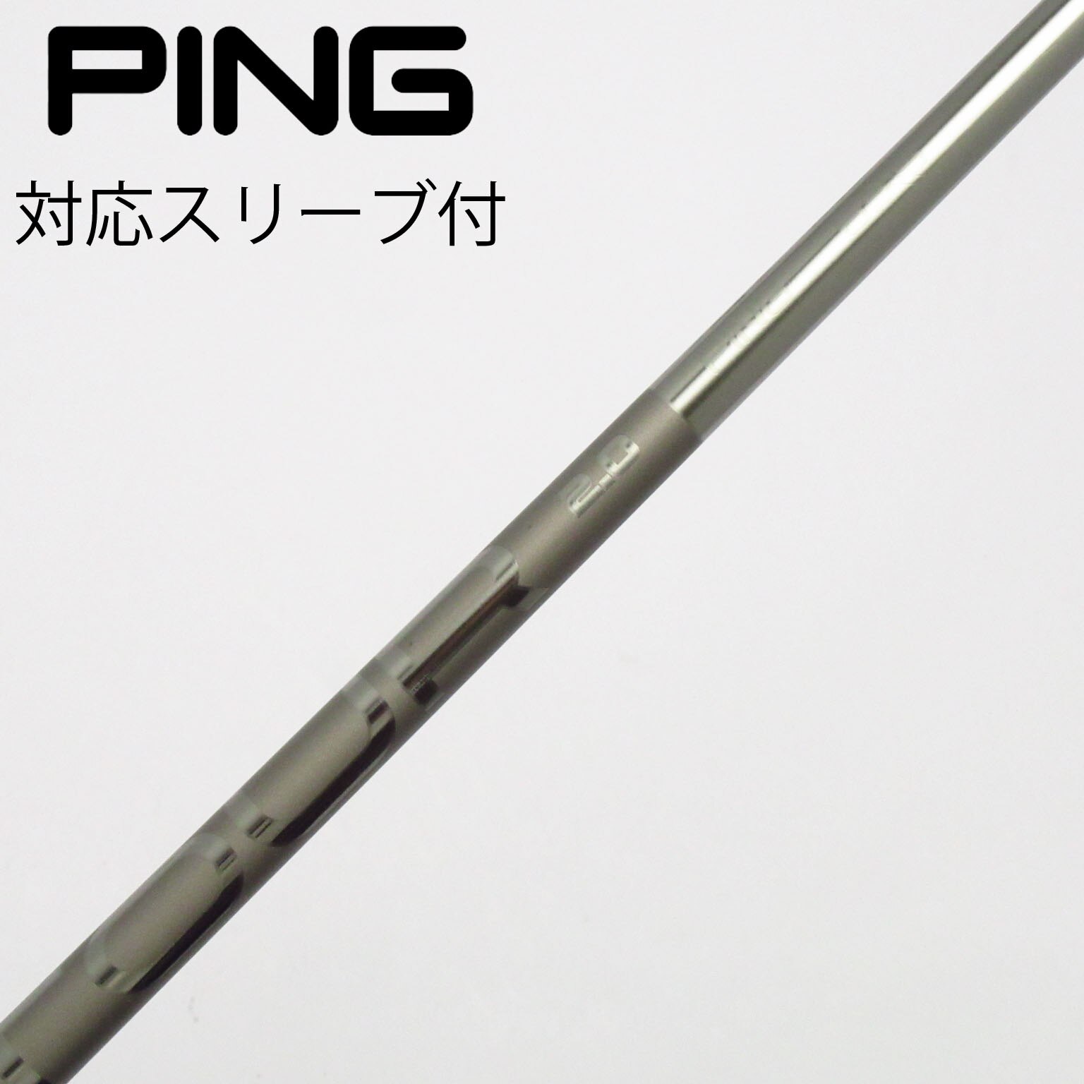 ドライバー用シャフト　Ping TOUR 2.0 CHROME 65R Used Ping Tour 2.0 Chrome Silver Single item Golf Shafts at