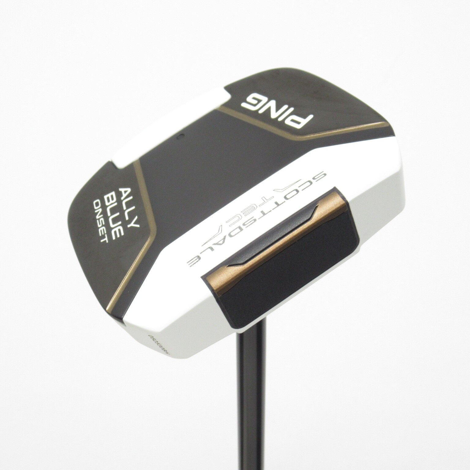 PING スコッツデール TEC ALLY BLUE ONSET パター 中古】スコッツデール TEC ALLY BLUE ONSET パター スチールシャフト
