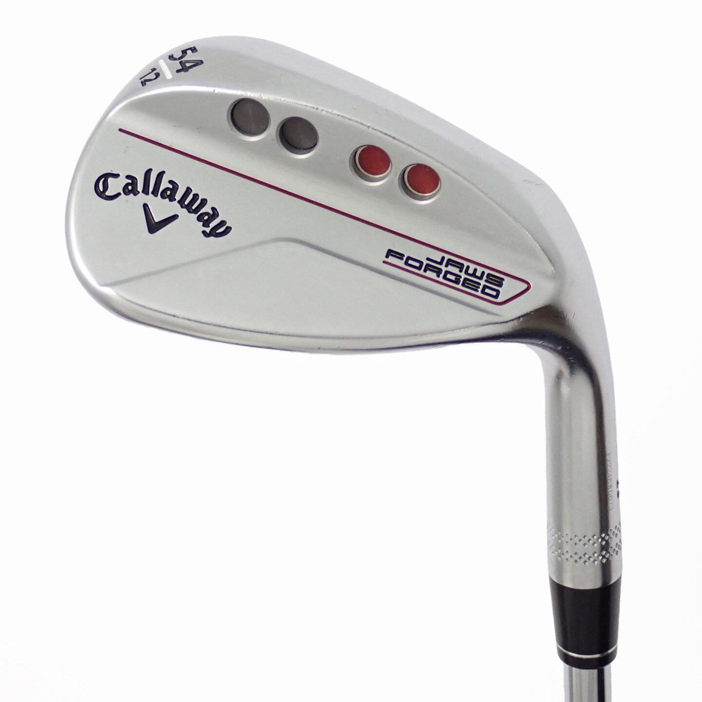 中古】JAWS FORGED クロムメッキ仕上げ ウェッジ N.S.PRO MODUS3 TOUR