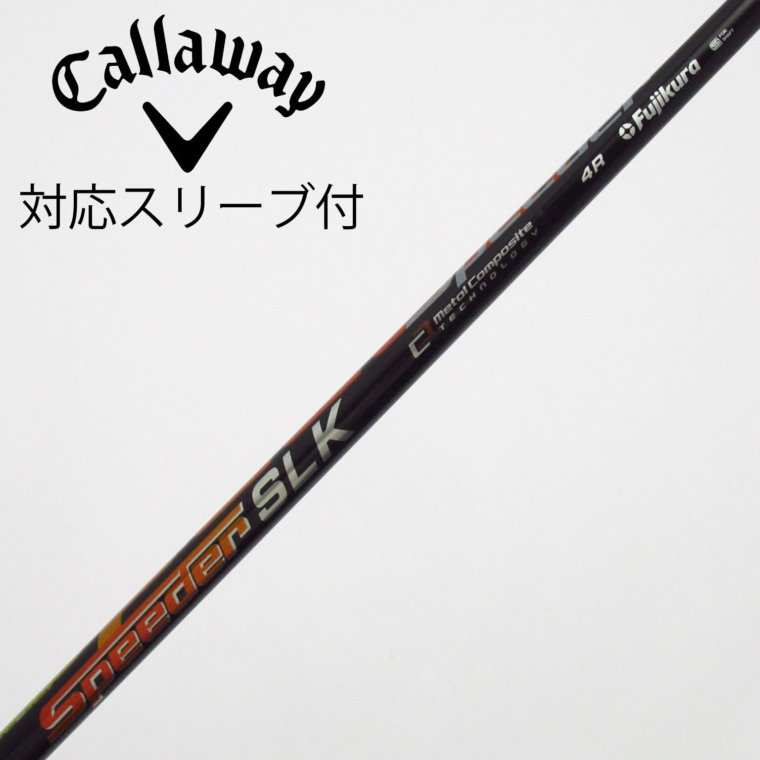 SLK Speeder フジクラ ドライバー用_スリーブ付 C X 5 SLK Speeder ドライバー用_スリーブ付 SLK 中古】Speeder 6S 【ピン用】 クラブ