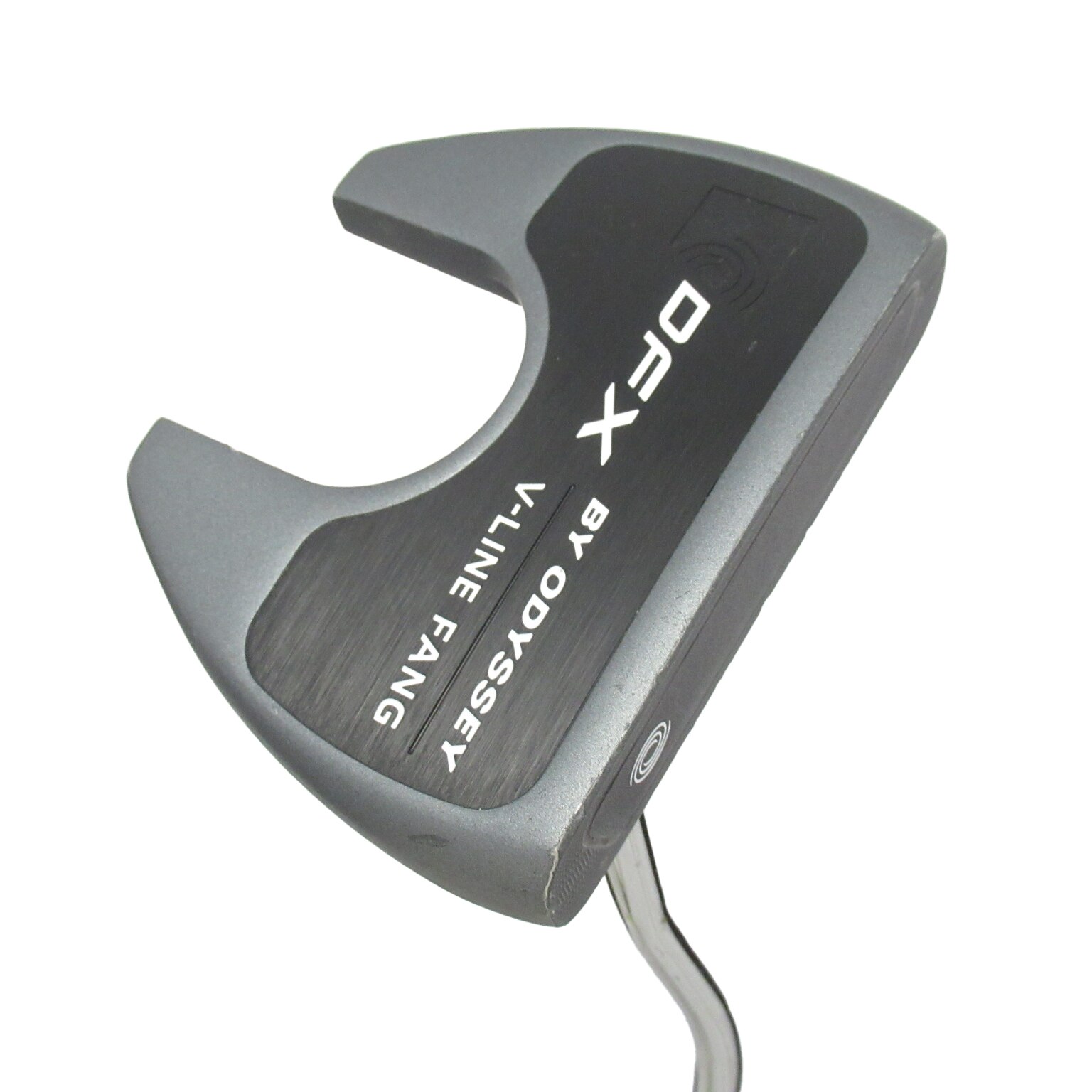 中古】DFX BY ODYSSEY V-LINE FANG DB パター スチールシャフト 計測