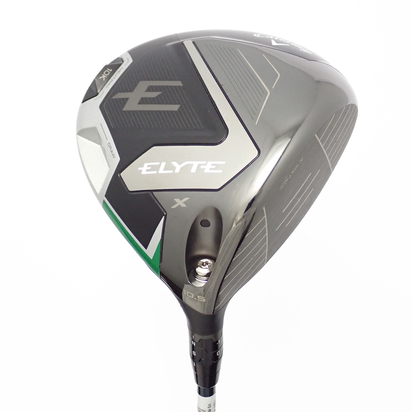 中古・ハドラス施工済　キャロウェイ ELYTE X ドライバー 10.5 SR 中古】エリート X 10K ドライバー VENTUS GREEN 5 for Callaway 10.5