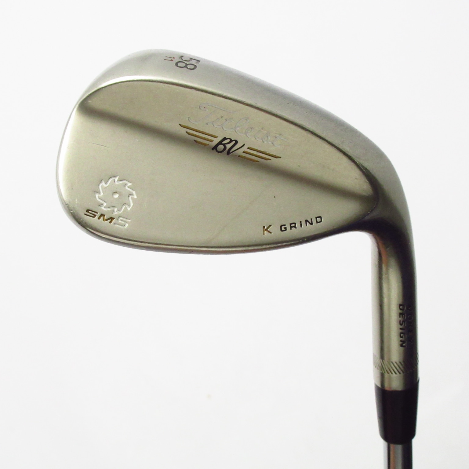 中古】ボーケイ SM5 ゴールドニッケル K GRIND ウェッジ Dynamic Gold