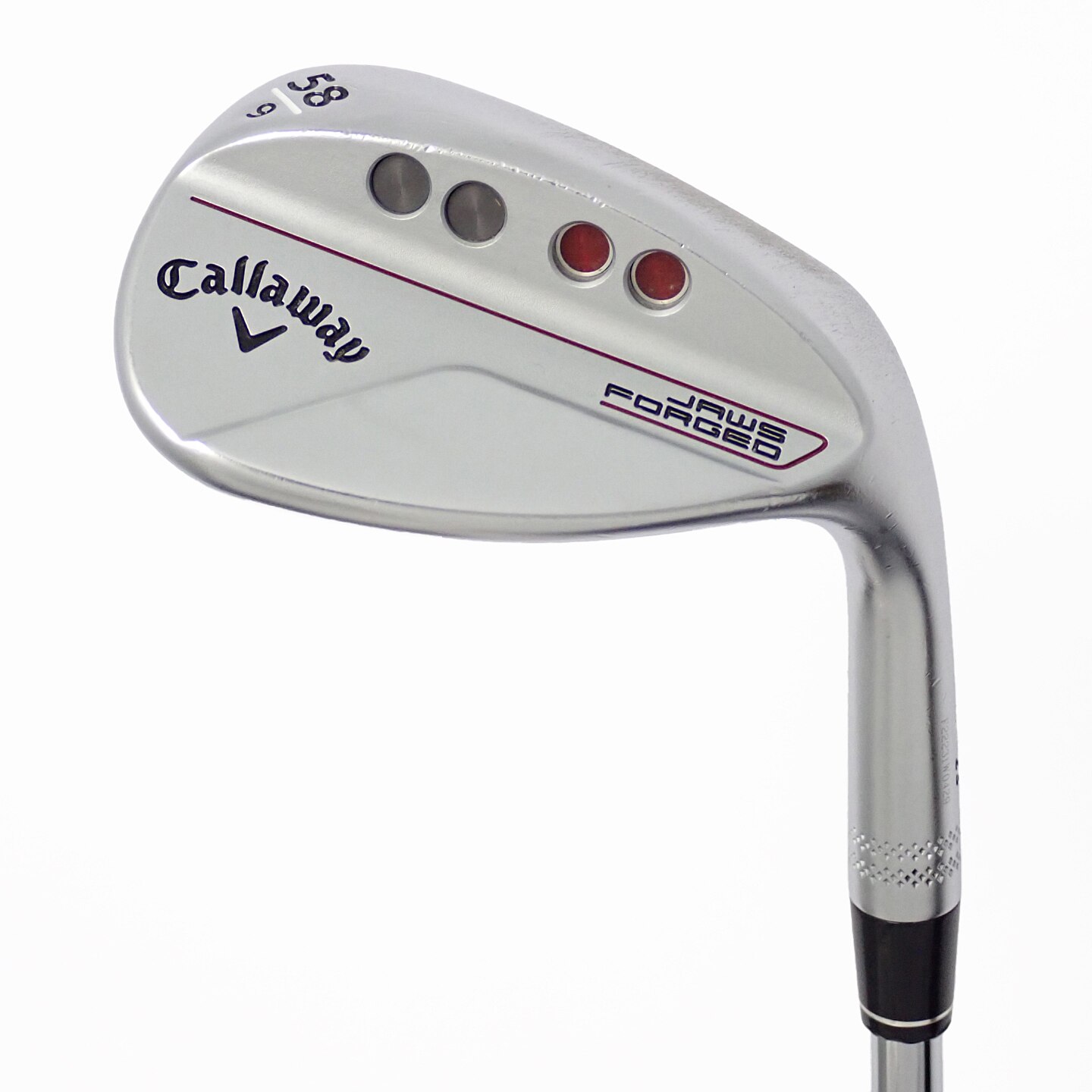 中古】JAWS FORGED クロムメッキ仕上げ ウェッジ N.S.PRO MODUS3 TOUR