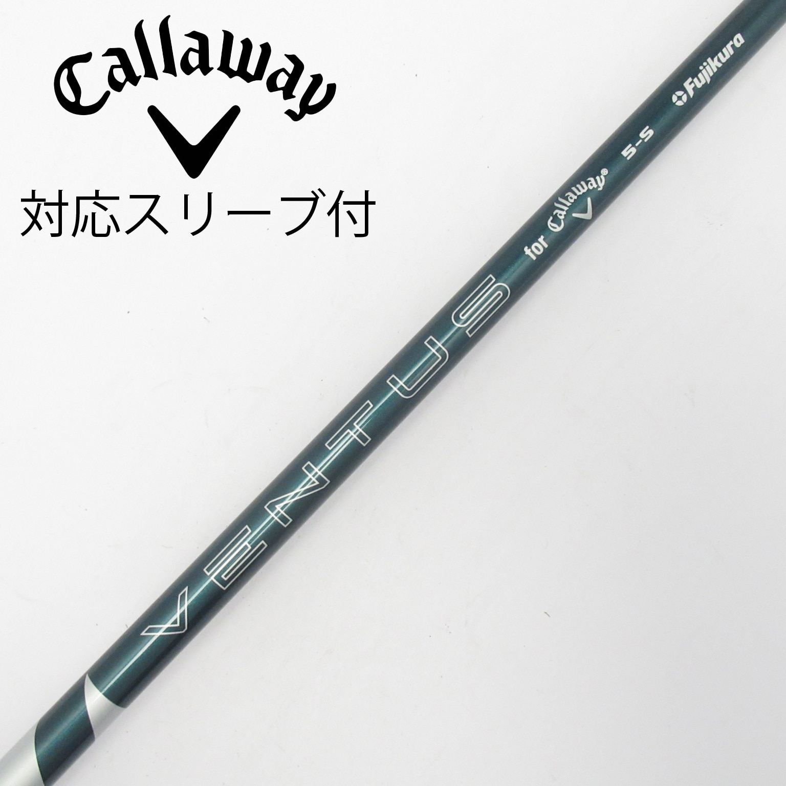 中古】純正シャフト ドライバー用_スリーブ付 VENTUS GREEN 5 for