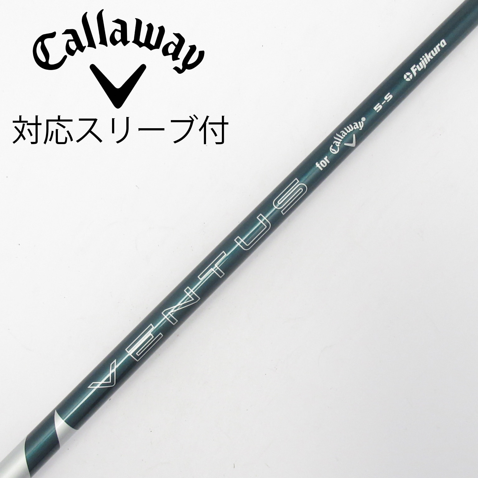 中古】純正シャフト ドライバー用_スリーブ付 VENTUS GREEN 5 for
