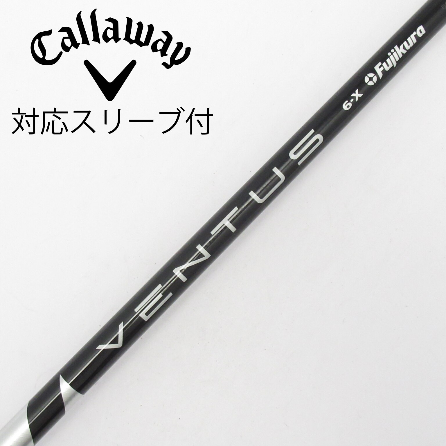 VENTUS BLACK VELOCORE 6S Taylormadeスリーブ付 中古】VENTUS BLACK(VELOCOREあり) ドライバー用_スリーブ付 VENTUS