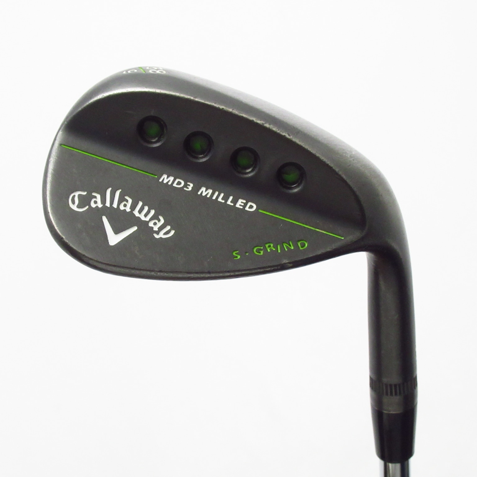 中古】MD3 MILLED BLACK ウェッジ スチールシャフト 58-09 判別不能 D
