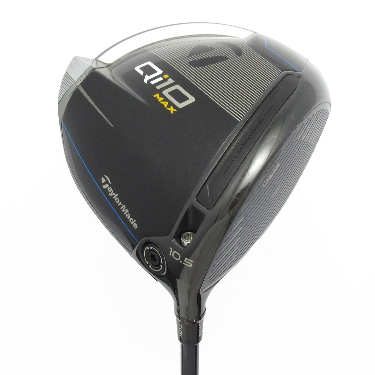 美品　1ラウンドのみ使用　テーラーメイド Qi10 ドライバー / TM50 中古】Qi10 MAX ドライバー Diamana Blue TM50 10.5 S C(ドライバー