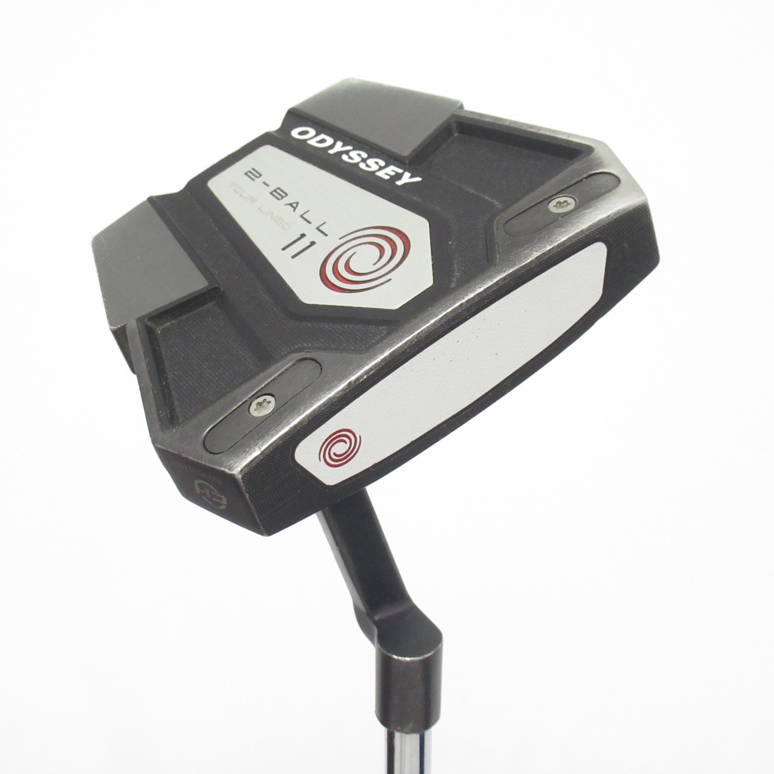 ODYSSEY 2-BALL ELEVEN パター　クランクネック　シュリンク付 中古】2-BALL ELEVEN ツアーライン クランクネック パター カーボン