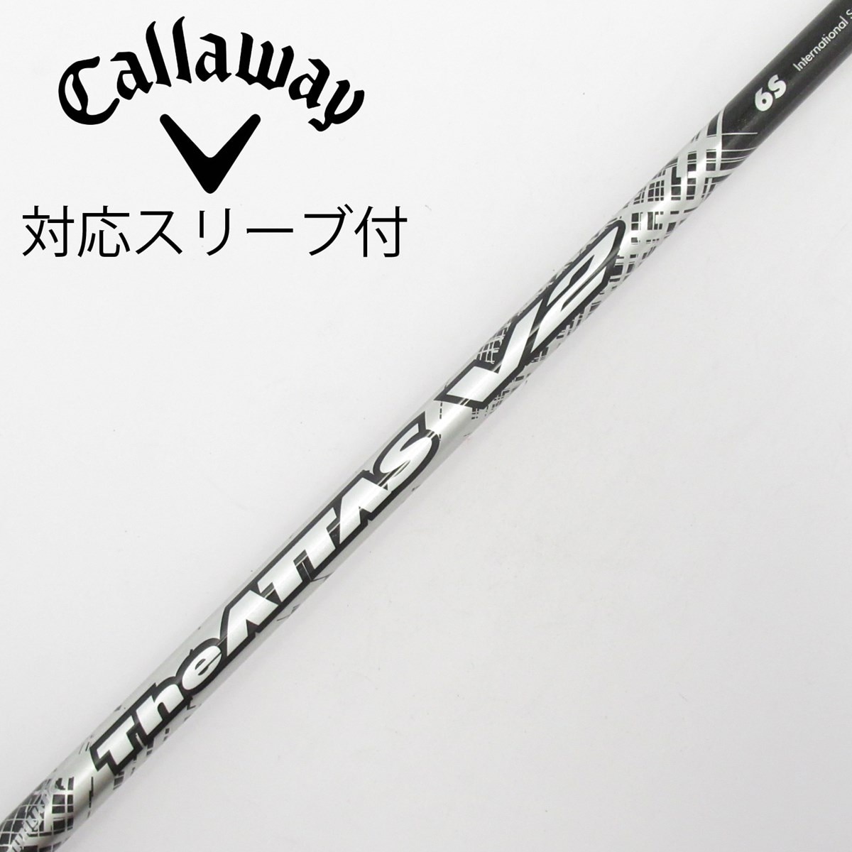 中古】THE ATTAS V2 ドライバー用_スリーブ付 THE ATTAS V2 6 S D