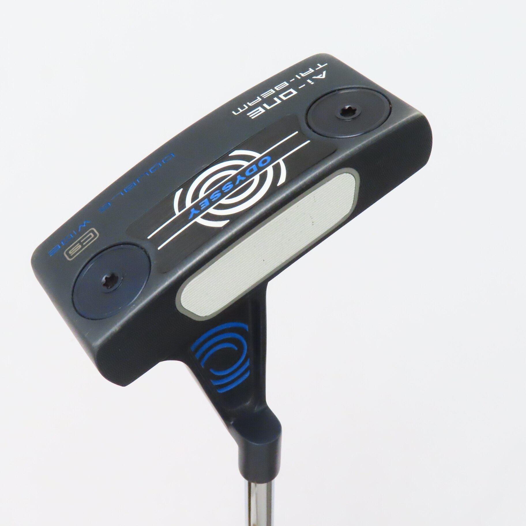 中古】Ai-ONE TRI-BEAM DOUBLE WIDE CS パター スチールシャフト 計測