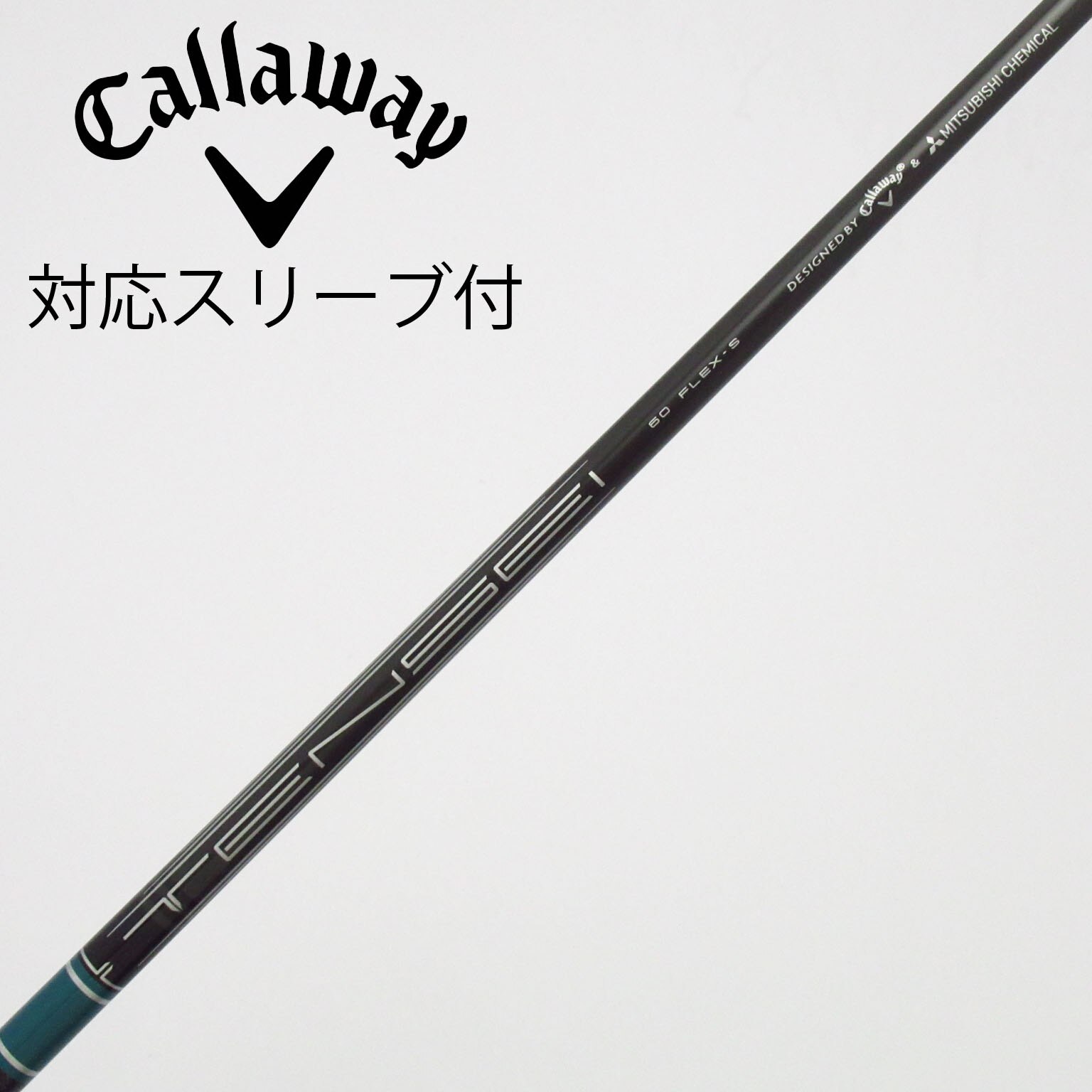 中古】純正シャフト ドライバー用_スリーブ付 TENSEI GREEN 60 for