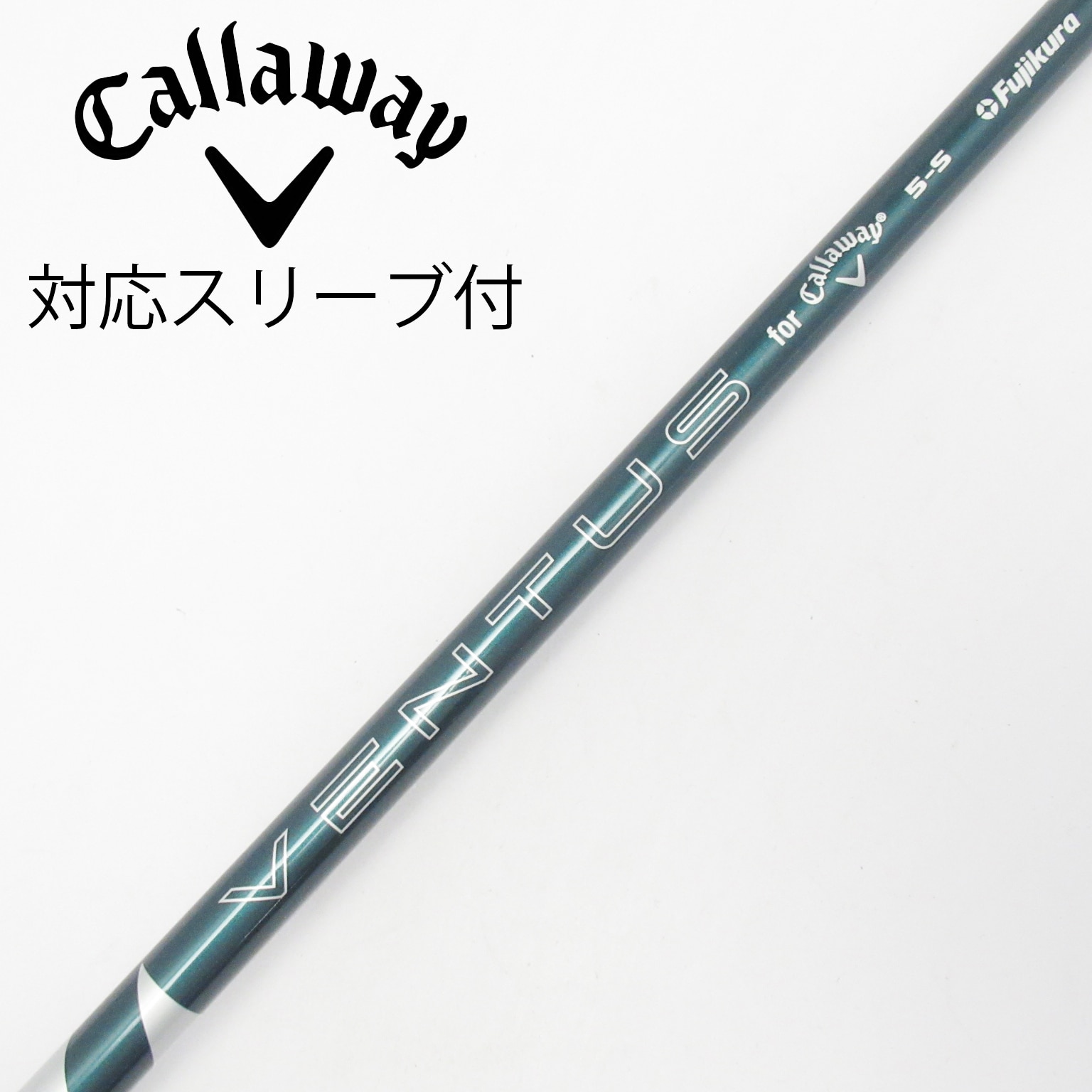 中古】純正シャフト ドライバー用_スリーブ付 VENTUS GREEN 5 for