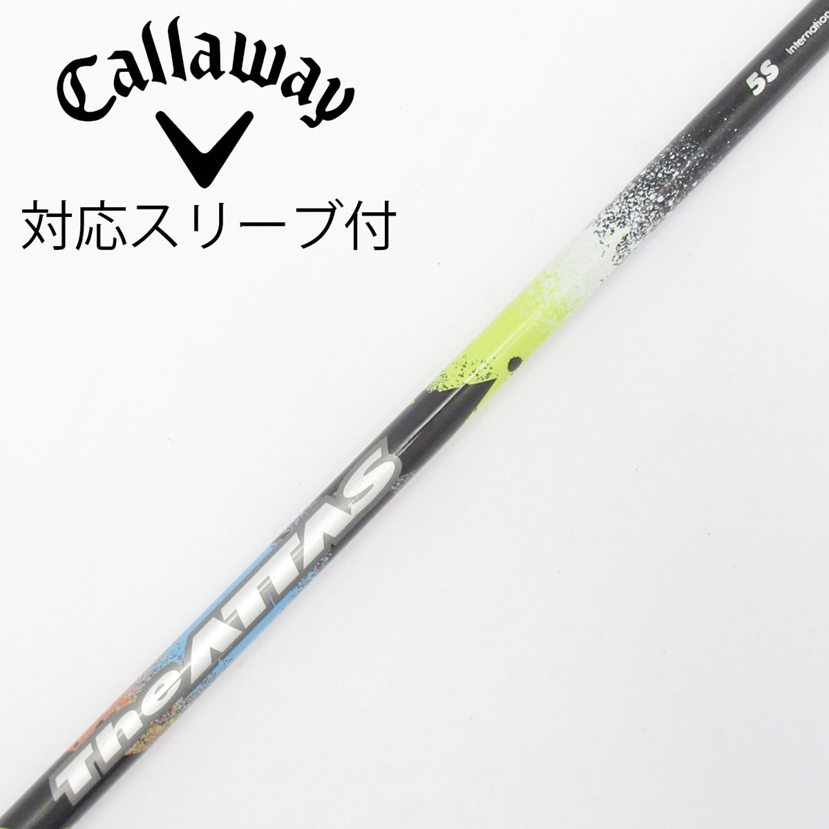 中古】THE ATTAS ドライバー用_スリーブ付 THE ATTAS 5 S C(シャフト