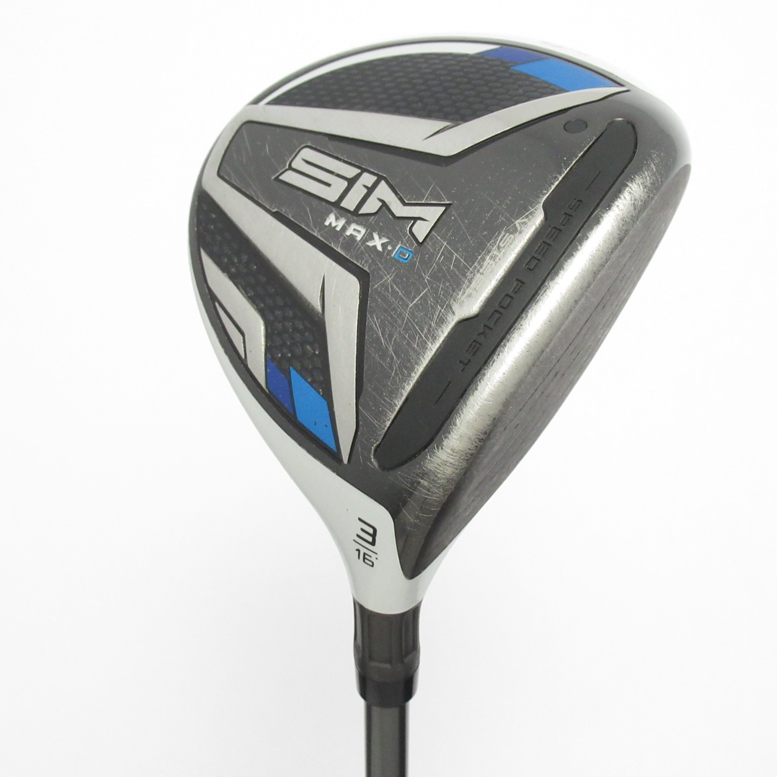 【美品】テーラーメイド SIM MAX-D 3W 16度TM50 SR 中古】SIM マックス D フェアウェイウッド TENSEI BLUE TM50 16 SR CD
