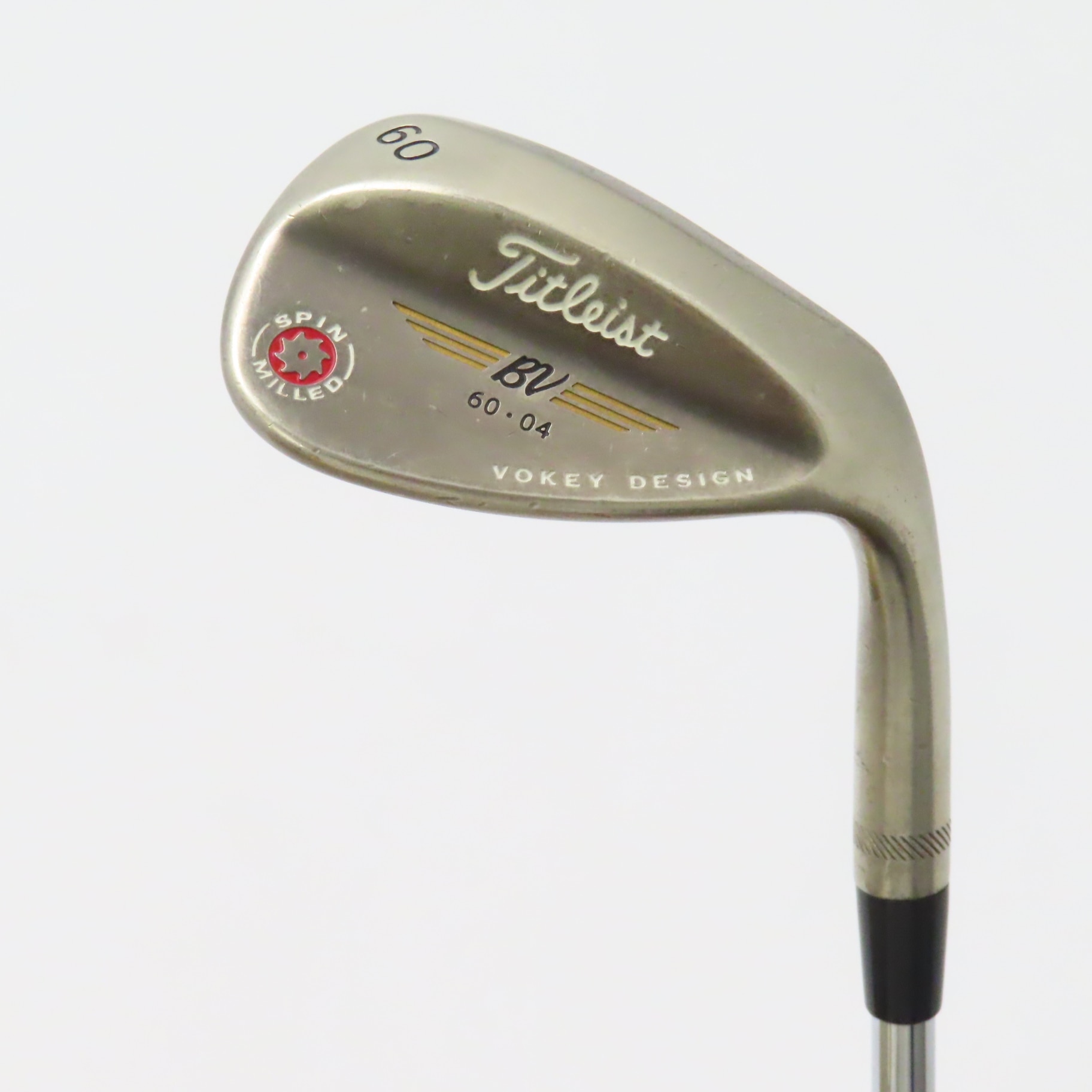 中古】Vokey SPINMILLED2009 ブラックニッケル ウェッジ Dynamic Gold