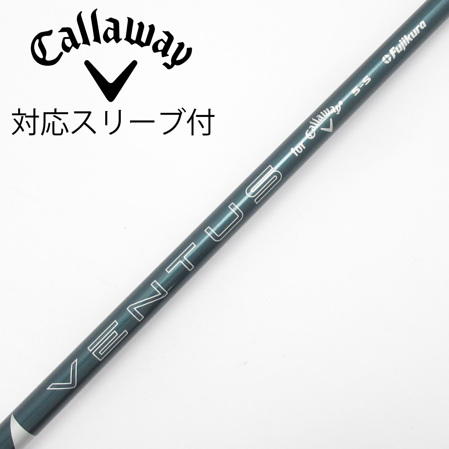 中古】純正シャフト ドライバー用_スリーブ付 VENTUS GREEN 5 for