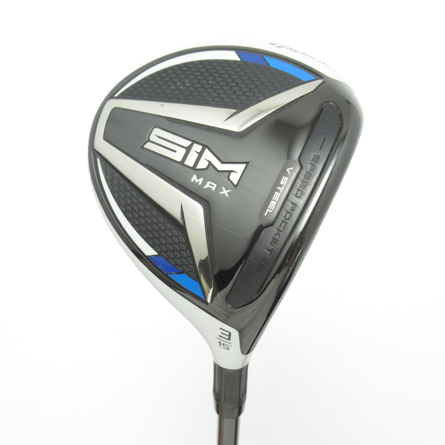 テーラーメイドSIM MAX 3番フェアウェイウッド 15度　レフティ 中古】SIM マックス フェアウェイウッド TENSEI BLUE TM50 15 S CD
