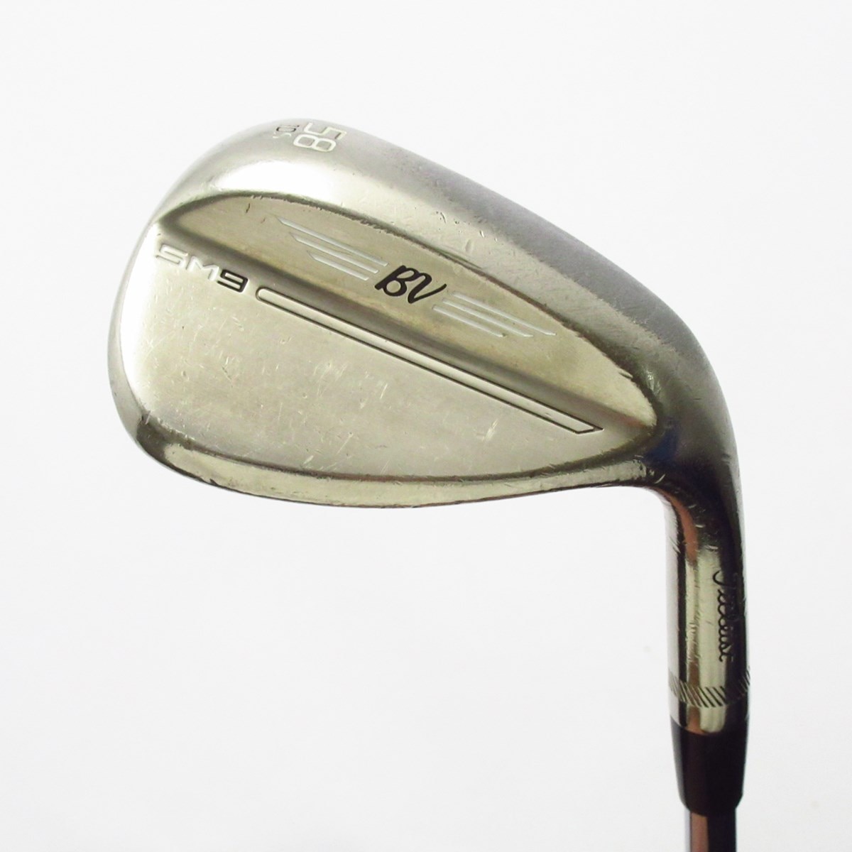 【中古】　ボーケイSM9ウェッジ　58°（12D） 中古】ボーケイ SM9 BRASHED STEEL ウェッジ BV105 58-10 設定無 D
