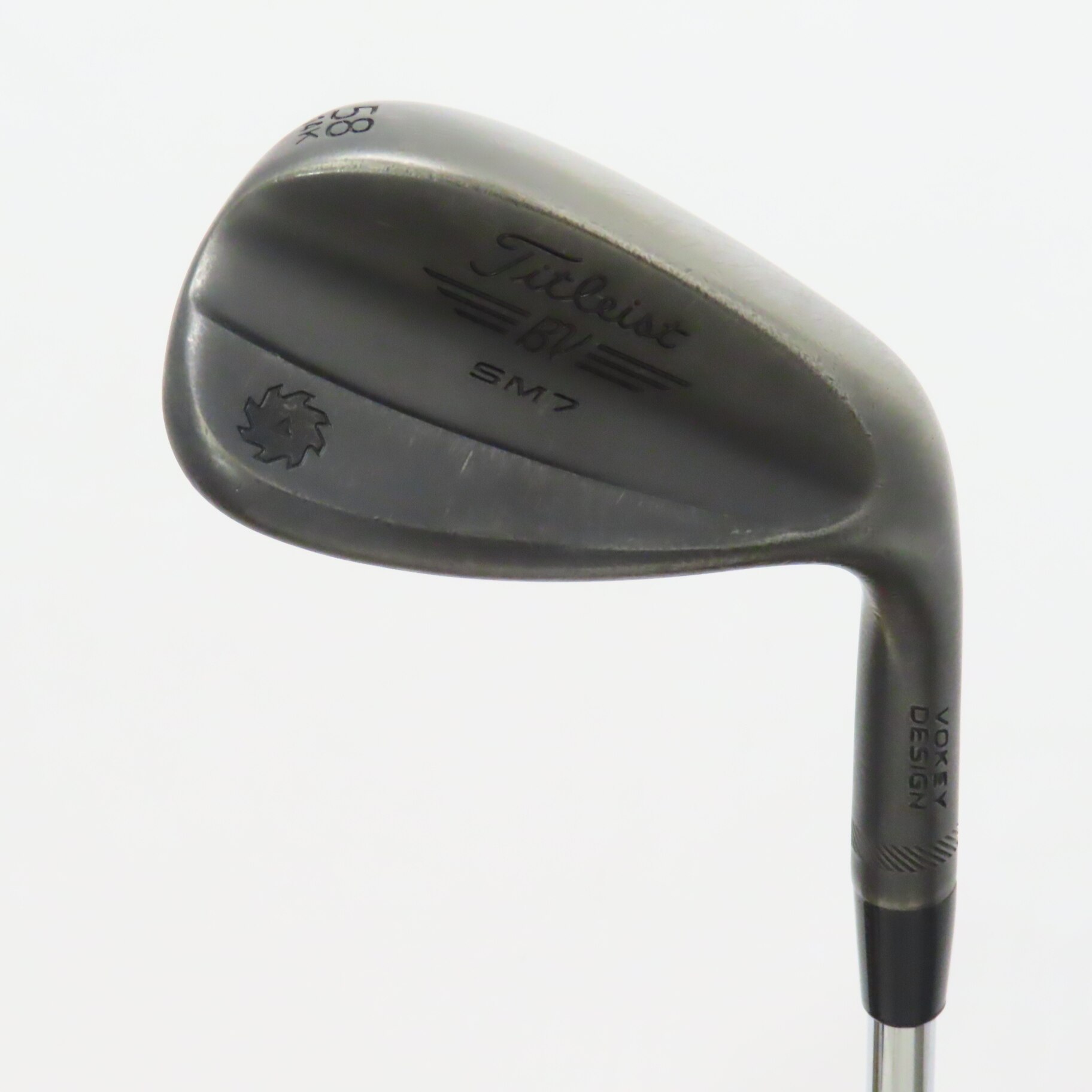 Titleist - ボーケイSM7 ジェットブラックウェッジ58° 中古】ボーケイ SM7 JET BLACK ウェッジ スチールシャフト 58-14 判別