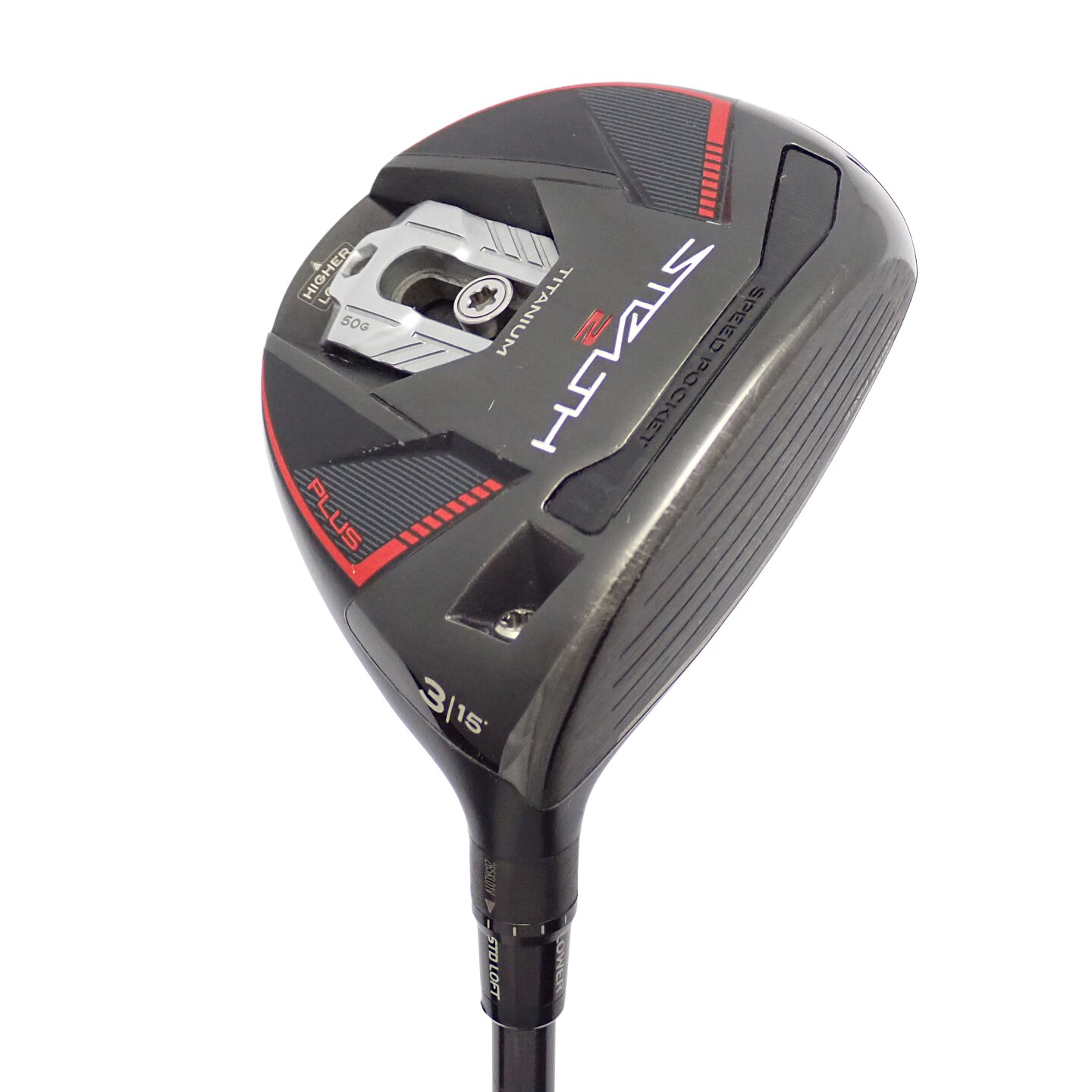 テーラーメイド ステルス2 プラス 3W 15° Diamana TM50 S 中古】ステルス2 PLUS フェアウェイウッド Diamana TM50 15 S CD