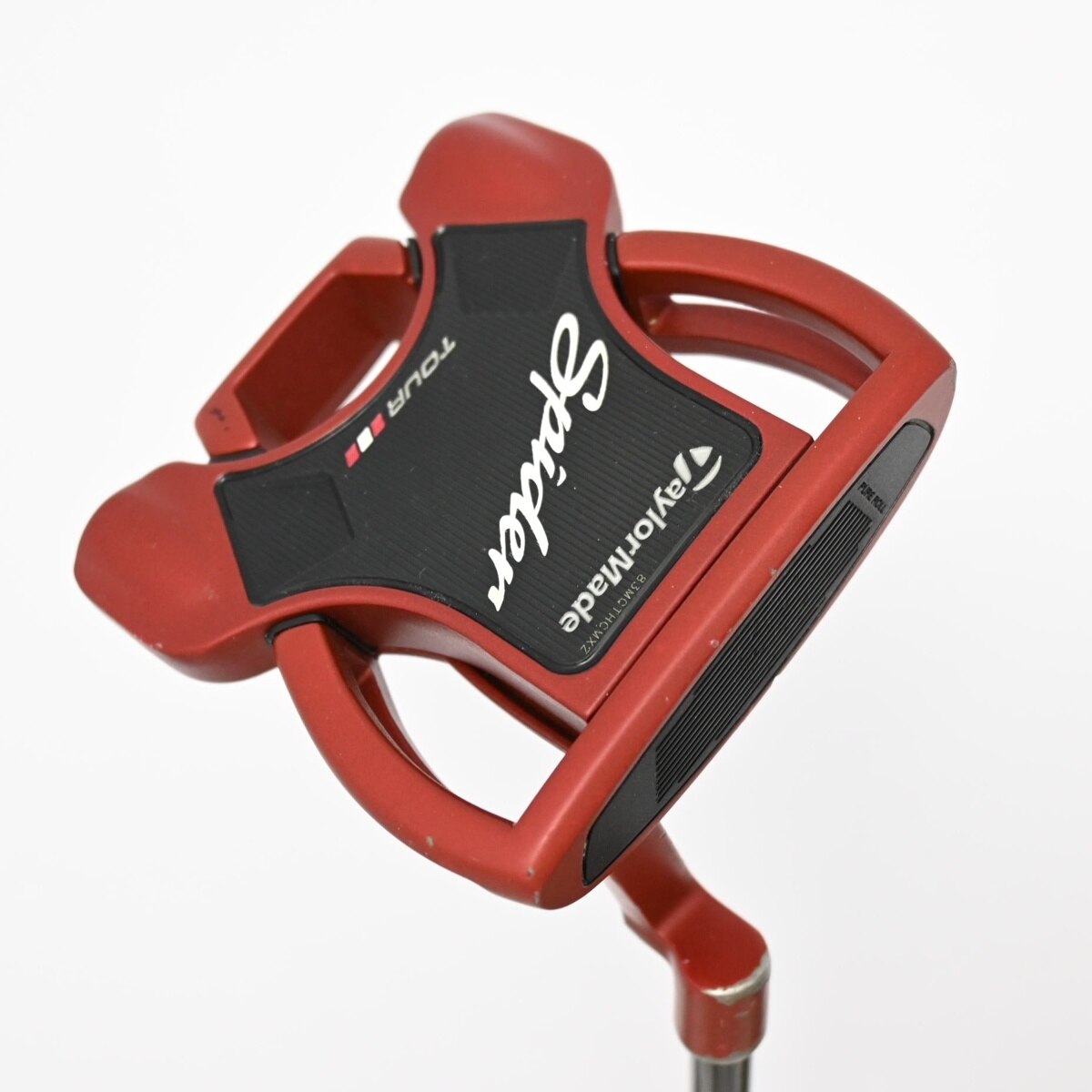 中古】スパイダー TOUR RED CRANK NECK パター スチールシャフト 計測