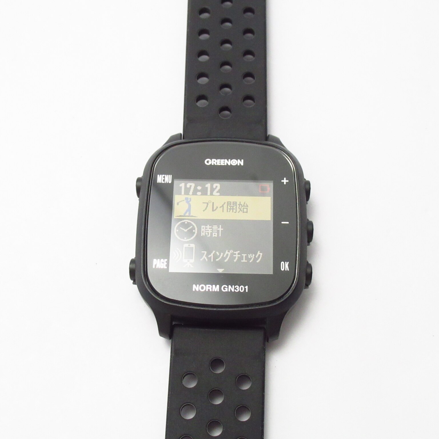 GREENON ゴルフウォッチ　NORM GN301　中古 中古】THE GOLF WATCH ノルム GN301 - - - C(パーツ)|GREENON(グリーン