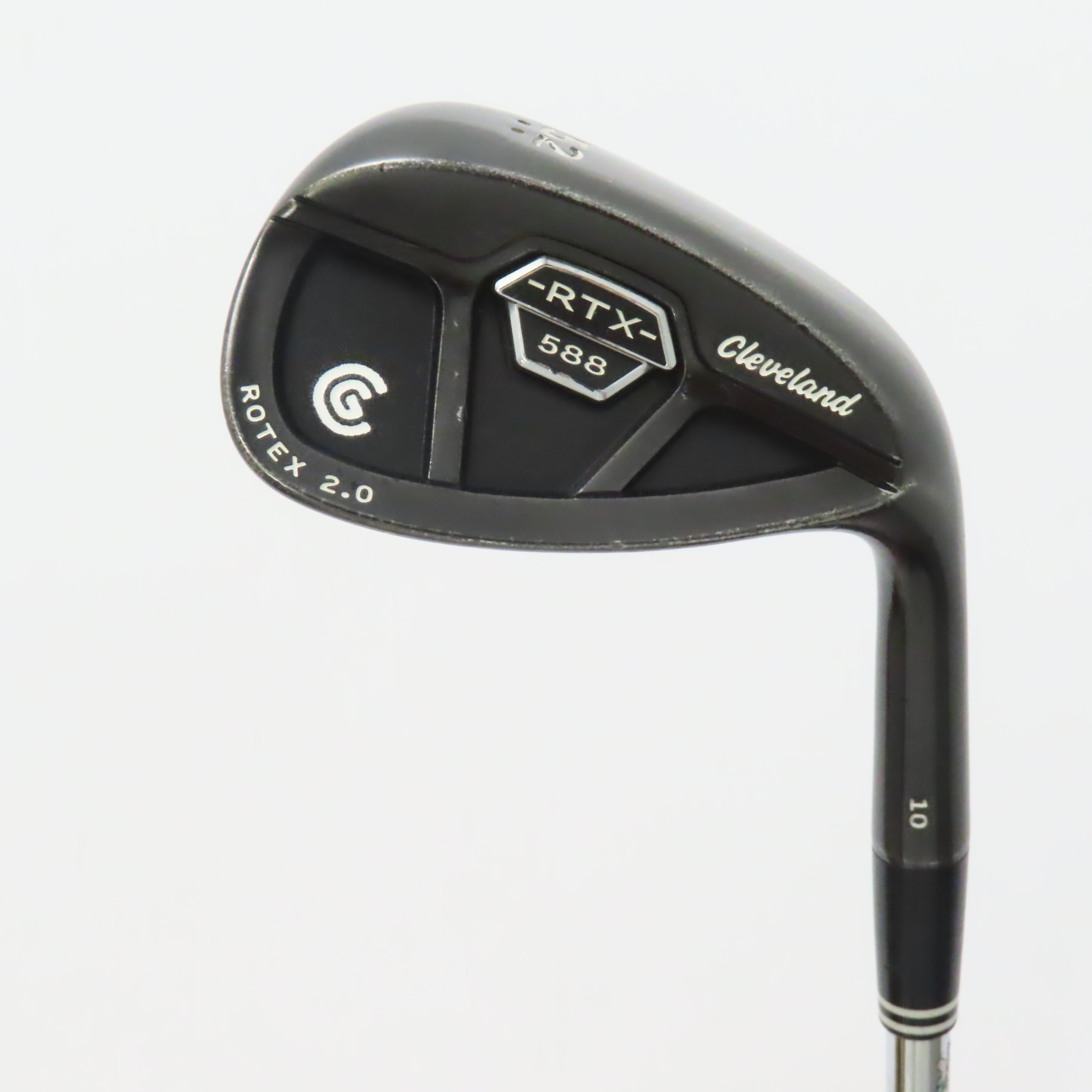 Cleveland ウエッジ588RTX 2.0 52° 10° 中古】588 RTX 2.0 CB BLACK SATIN ウェッジ スチールシャフト 52-10