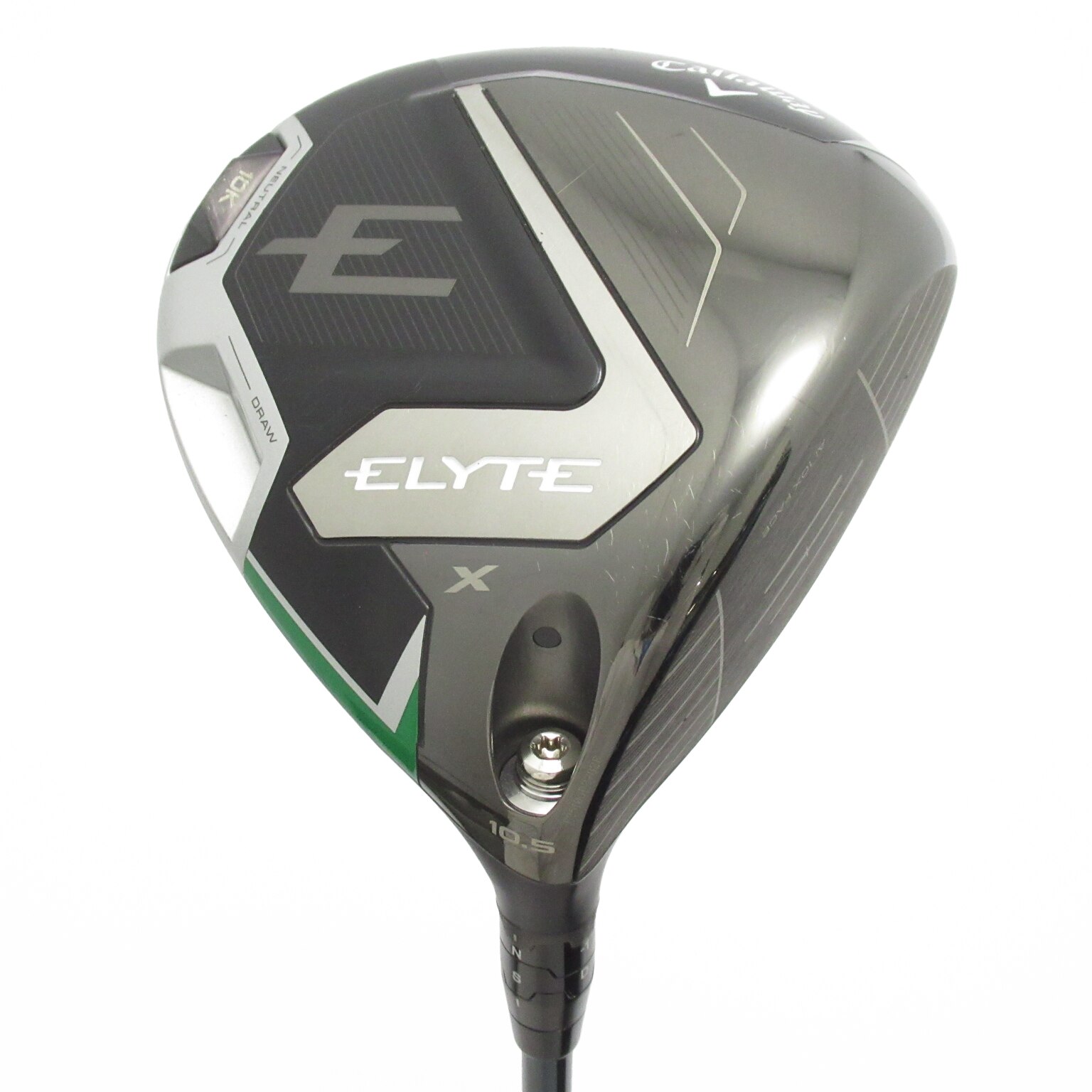 美品中古｜エリートドライバー10.5度ELYTE｜ベンタス5S50｜キャロウェイ 中古】エリート X 10K ドライバー VENTUS GREEN 5 for Callaway 10.5