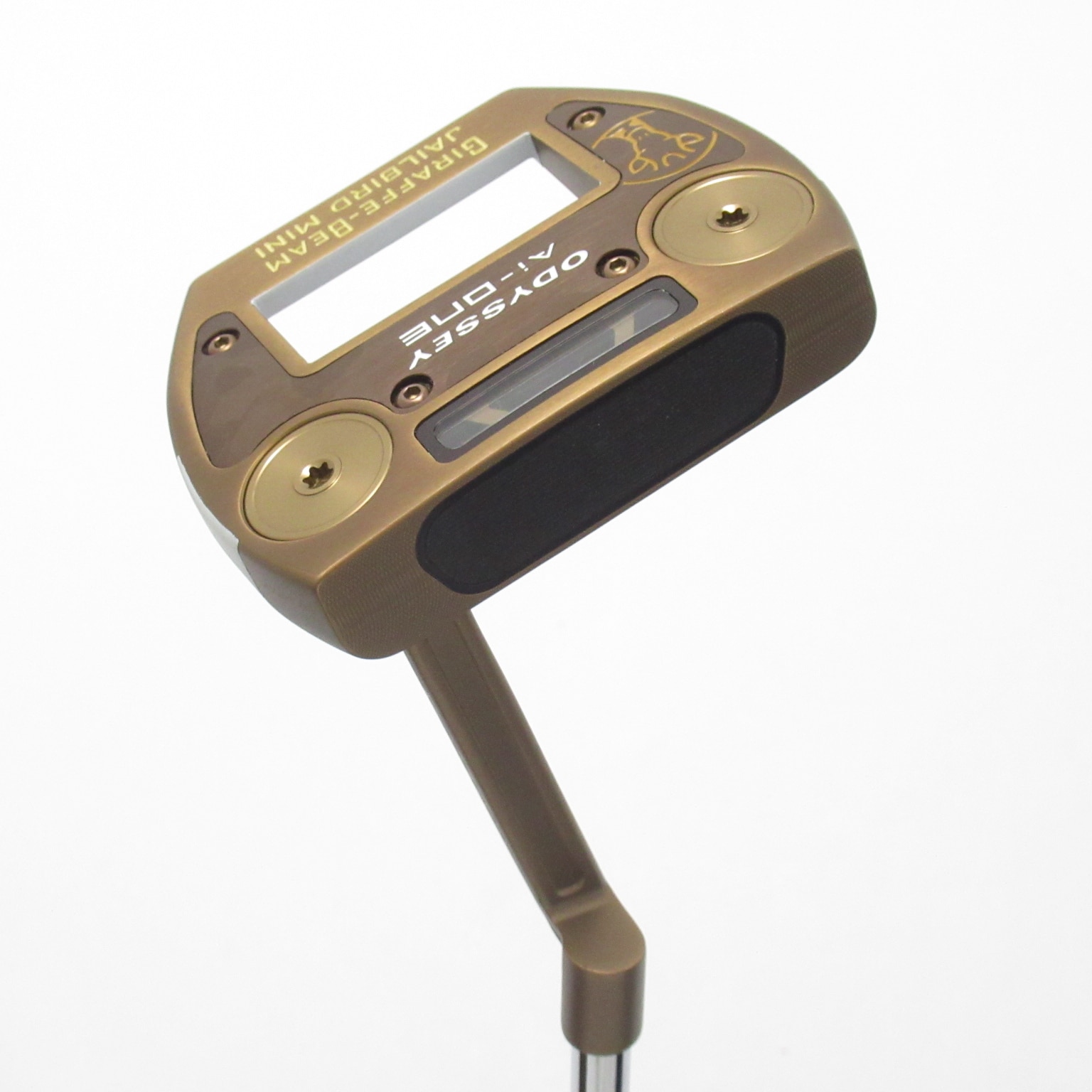 オデッセイ　ジラフビームジェイルバードミニ　パター(中古品) 中古】Ai-ONE GIRAFFE-BEAM JAILBIRD MINI パター スチールシャフト