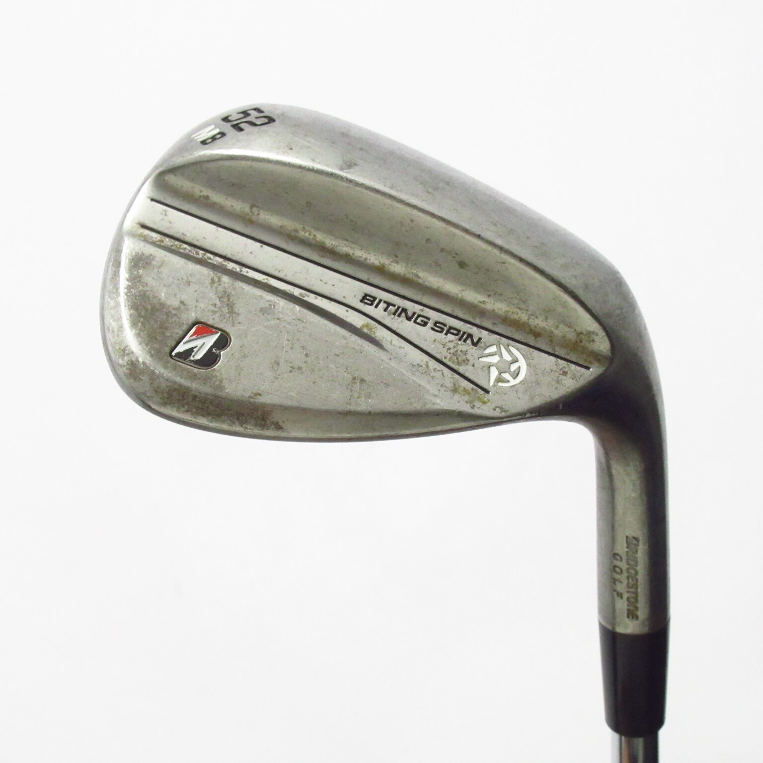 中古】BITING SPIN ﾉｰﾒｯｷ ウェッジ Dynamic Gold EX TOUR ISSUE 52-08