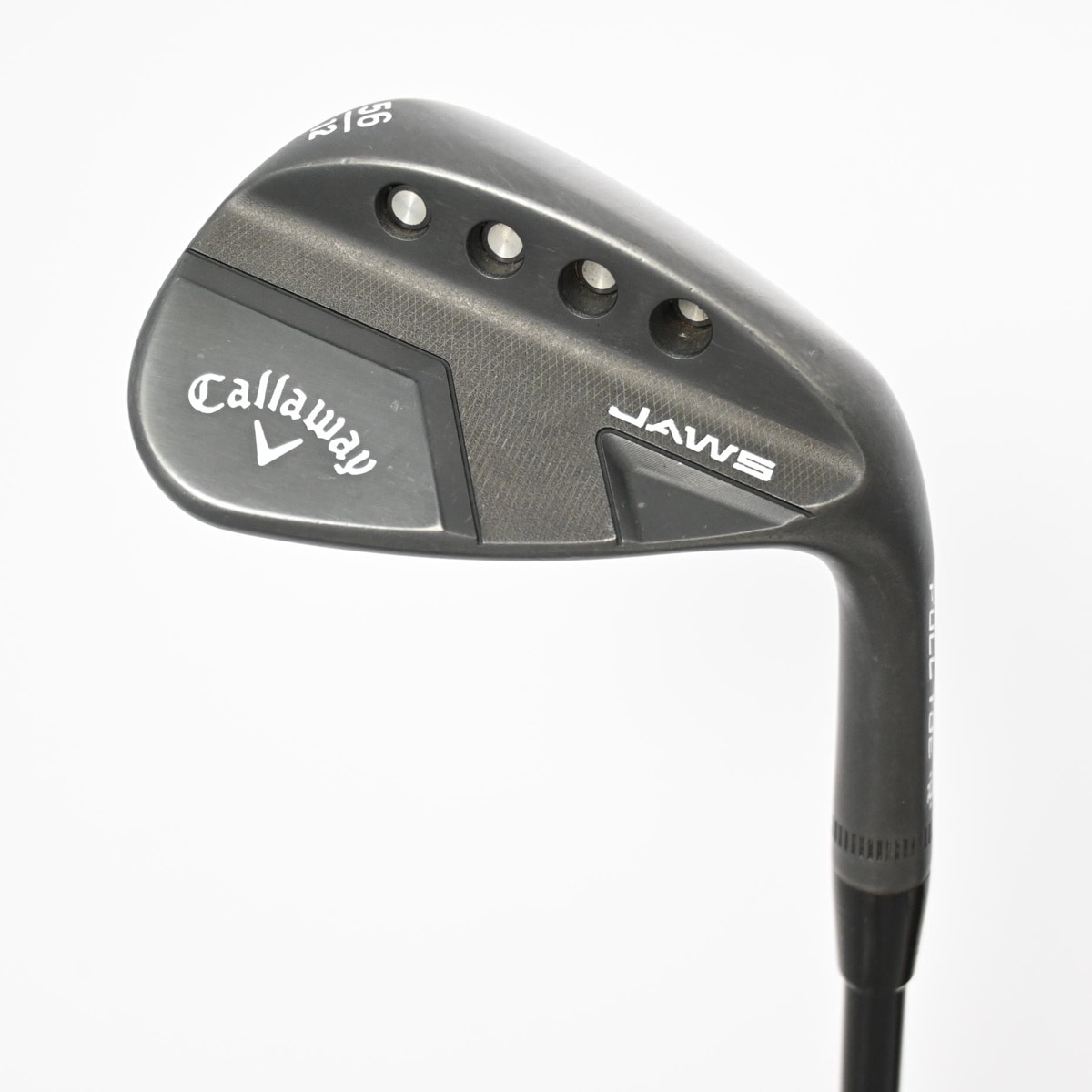 中古】JAWS FULL TOE BLACK ウェッジ KBS TGI TOUR GRAPHITE 70 56-12