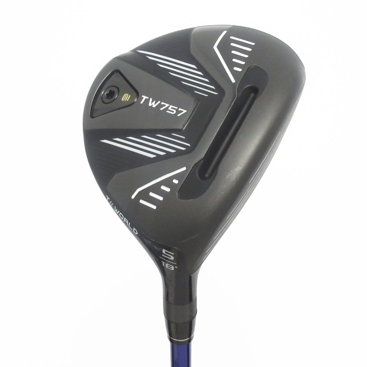 ウィメンズ ゴルフ シャドウウィンドブレーカー 黒 中古】TOUR WORLD TW757 フェアウェイウッド VIZARD MP-5 18 S C