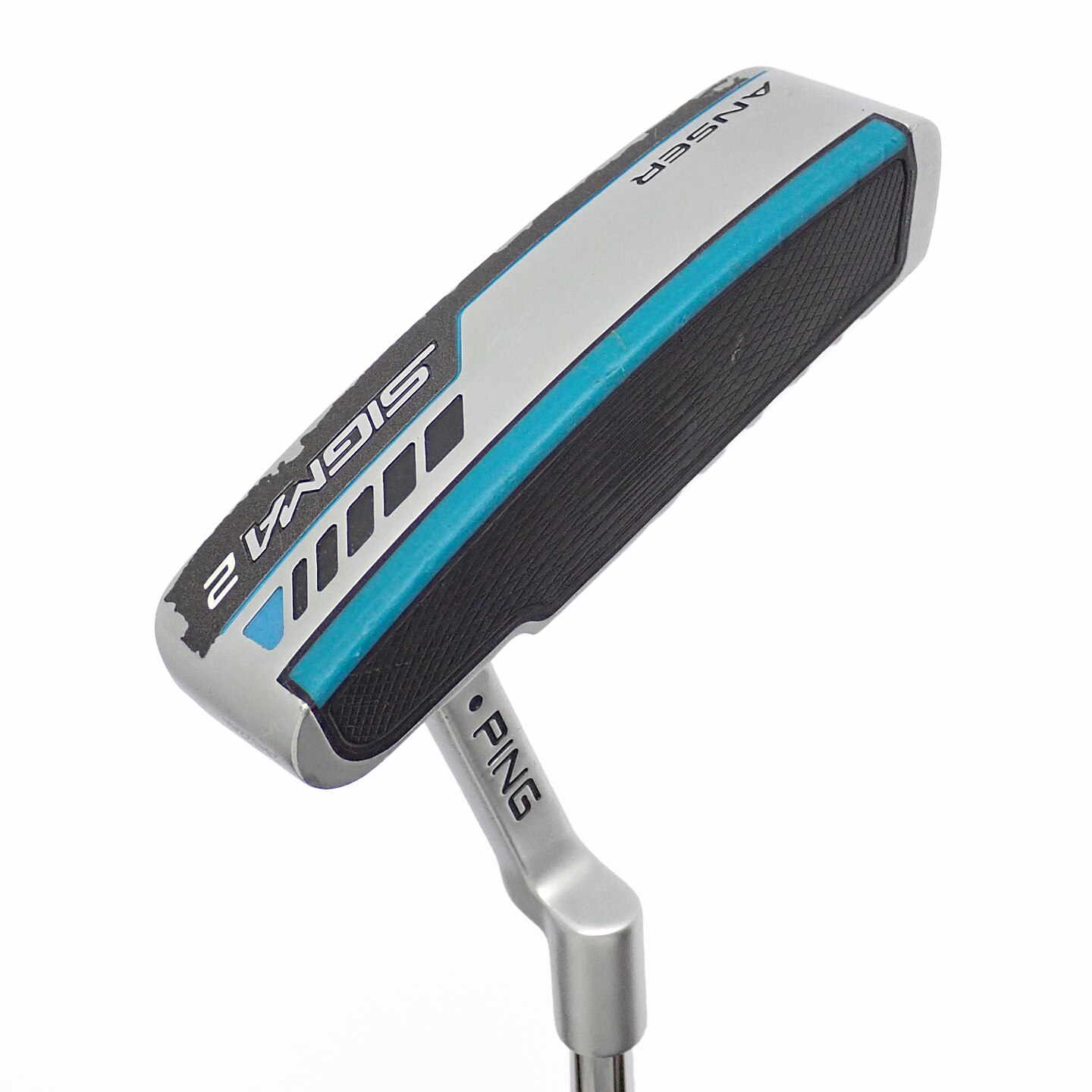 なさん専用　ピン パター SIGMA2 ANSER プラチナム仕上げ 中古】SIGMA2 ANSER プラチナム仕上げ パター スチールシャフト 計測
