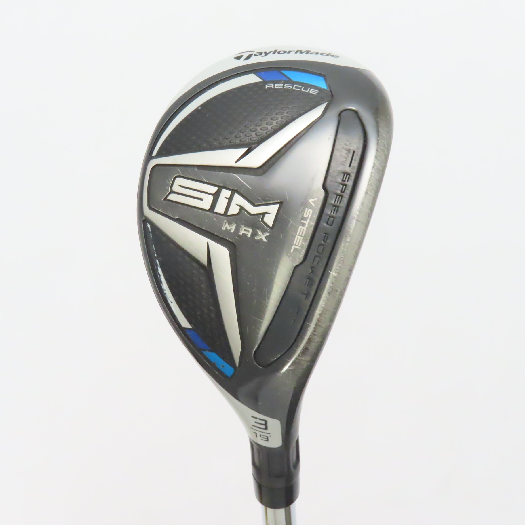 TaylorMade - テーラーメイド  SIM MAX レスキュー　3U 19° KBS max 85 中古】SIM マックス レスキュー ユーティリティ KBS MAX 85 19 S D