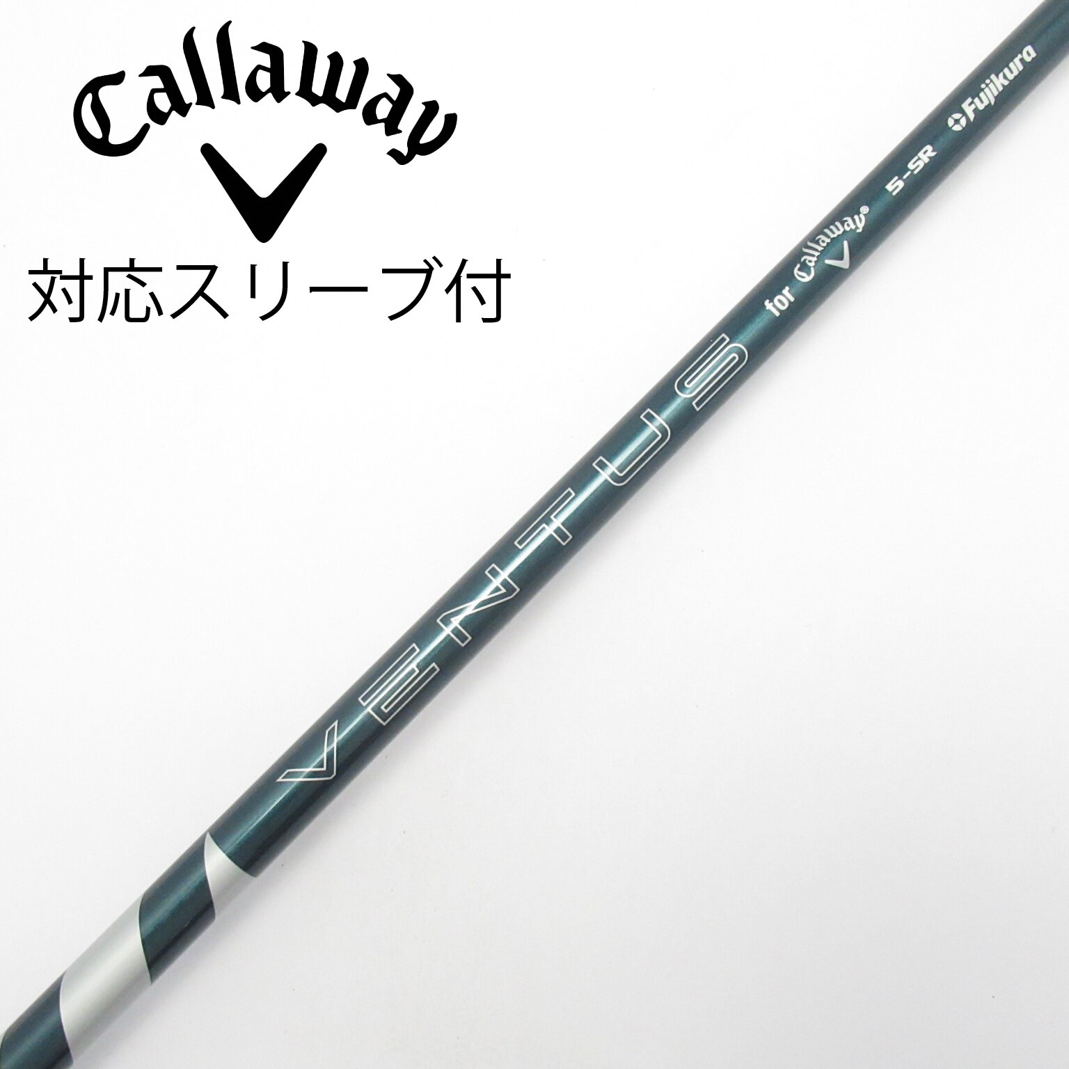 中古】純正シャフト ドライバー用_スリーブ付 VENTUS GREEN 5 for