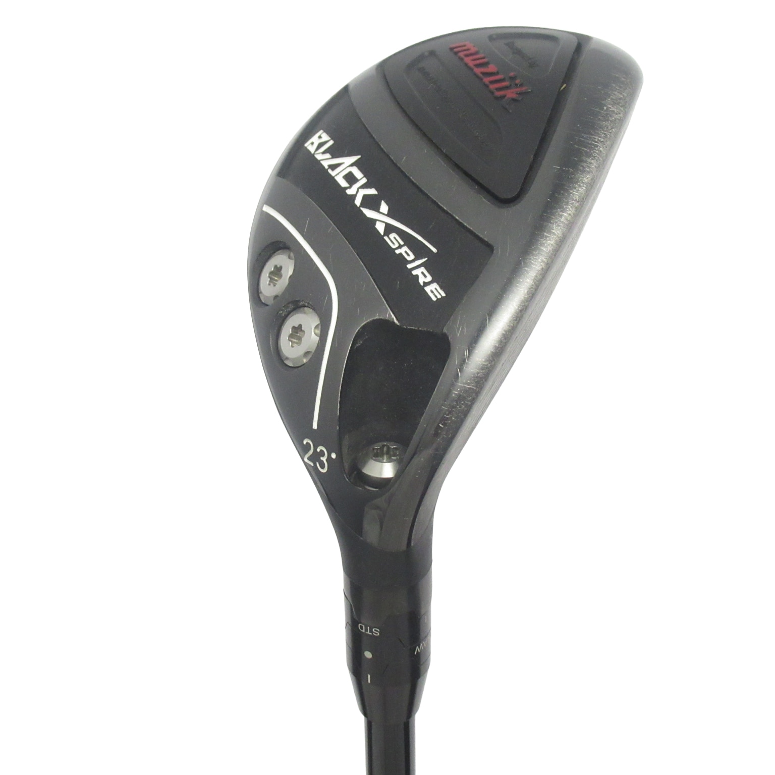 MUZIIK BLACK XSPIRE ユーティリティ 23度 中古】BLACK XSPIRE ユーティリティ カーボンシャフト 23 S CD