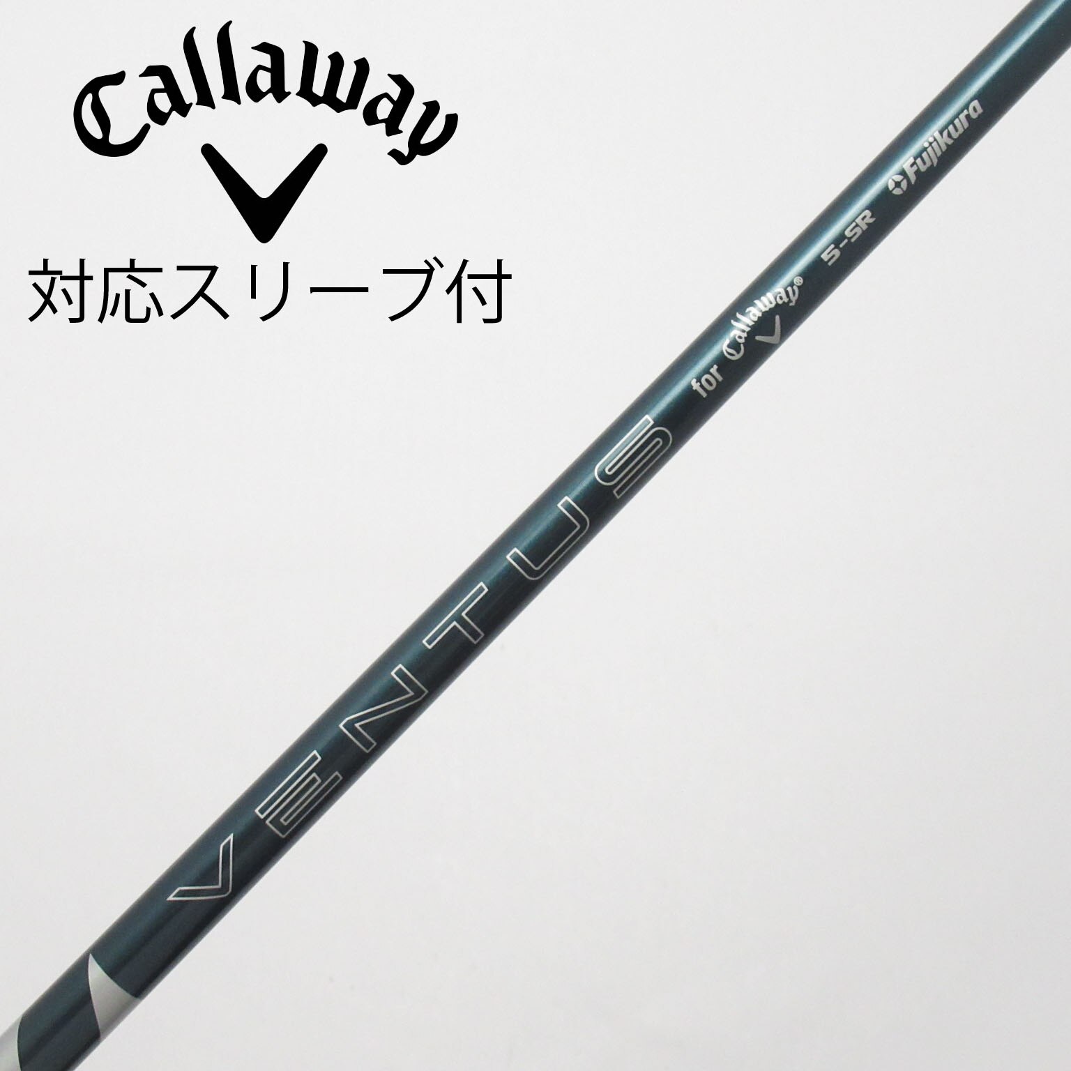 中古】純正シャフト ドライバー用_スリーブ付 VENTUS GREEN 5 for