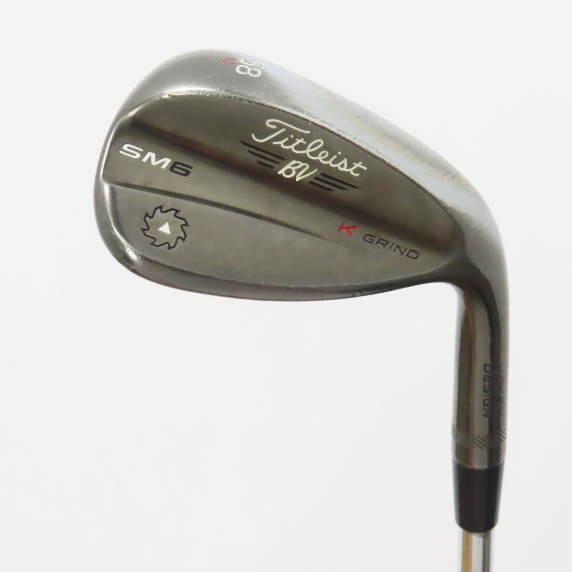 中古】Vokey SM6 ｽﾃｨｰﾙｸﾞﾚｲ K GRIND ウェッジ (タイトリスト) ボーケイ