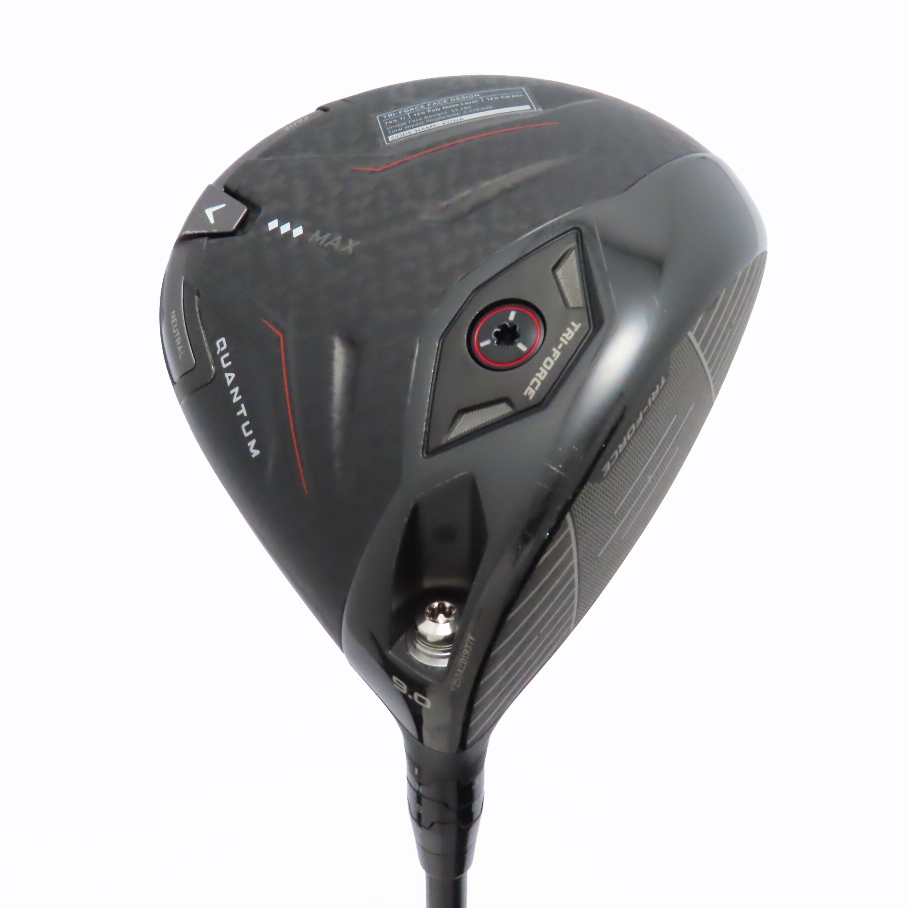 中古】QUANTUM トリプルダイヤモンド MAX ドライバー ATHLEMAX 50 9