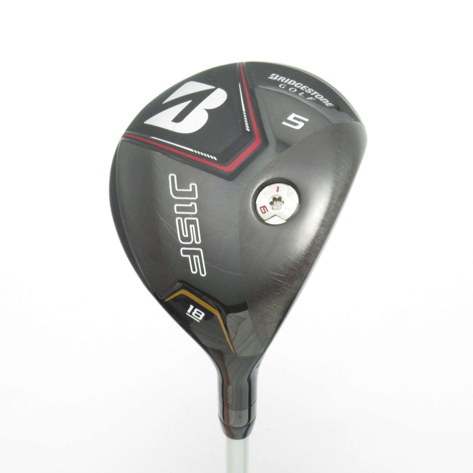 BRIDGESTONE J15F 7番 フェアウェイウッド カスタムシャフト 中古】J15F フェアウェイウッド カーボンシャフト 18 R D(フェアウェイ