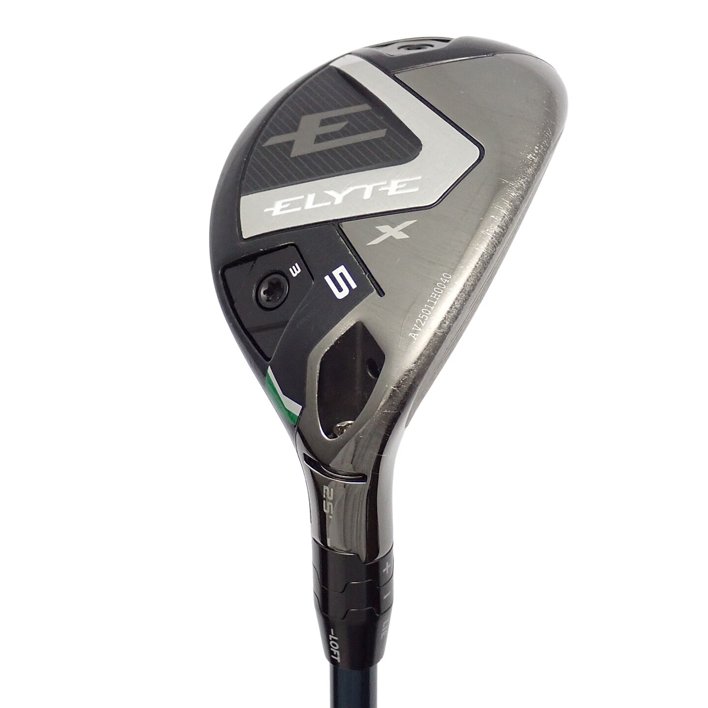 O*.様 超美品　キャロウェイ　ELYTEユーティリティ　#5 ベンタス5S 中古】エリート X ユーティリティ VENTUS GREEN 5 for Callaway 25 S