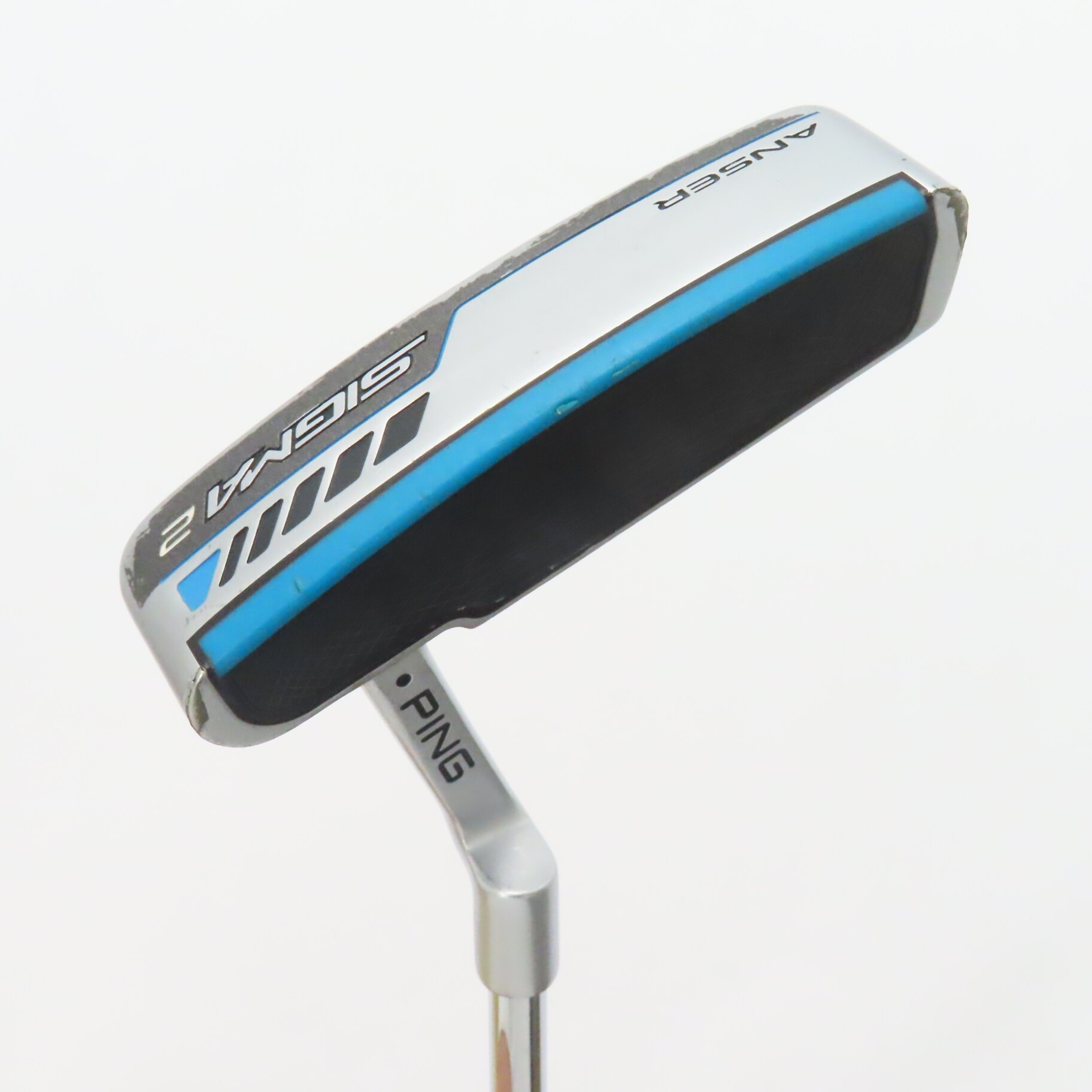 中古】SIGMA2 ANSER プラチナム仕上げ パター スチールシャフト 計測