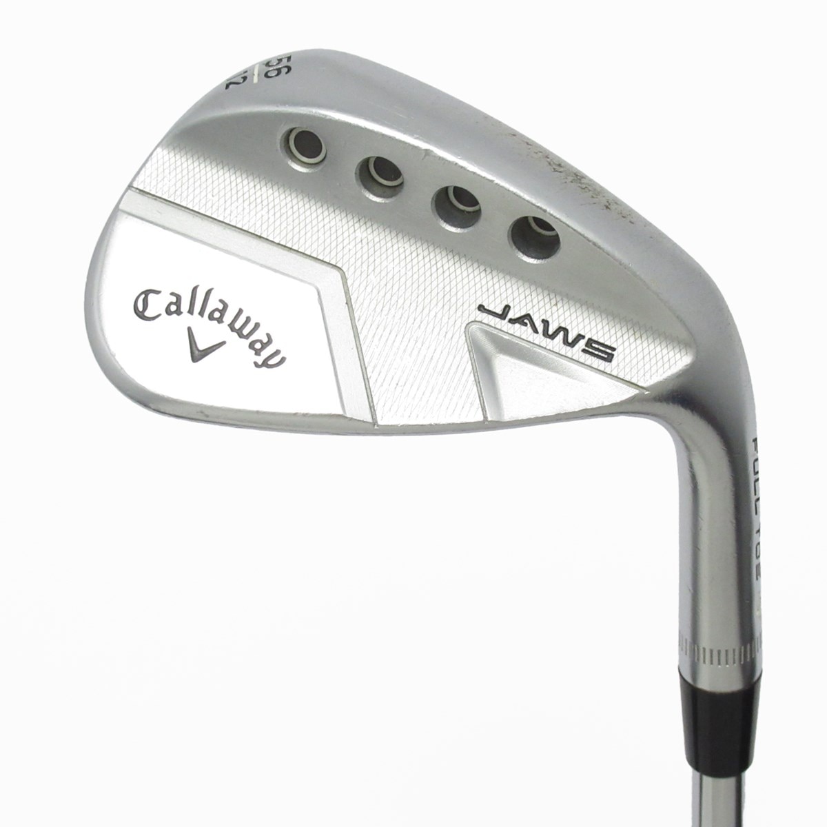 中古】JAWS FULL TOE CHROME ウェッジ Dynamic Gold 56-12 S200 D