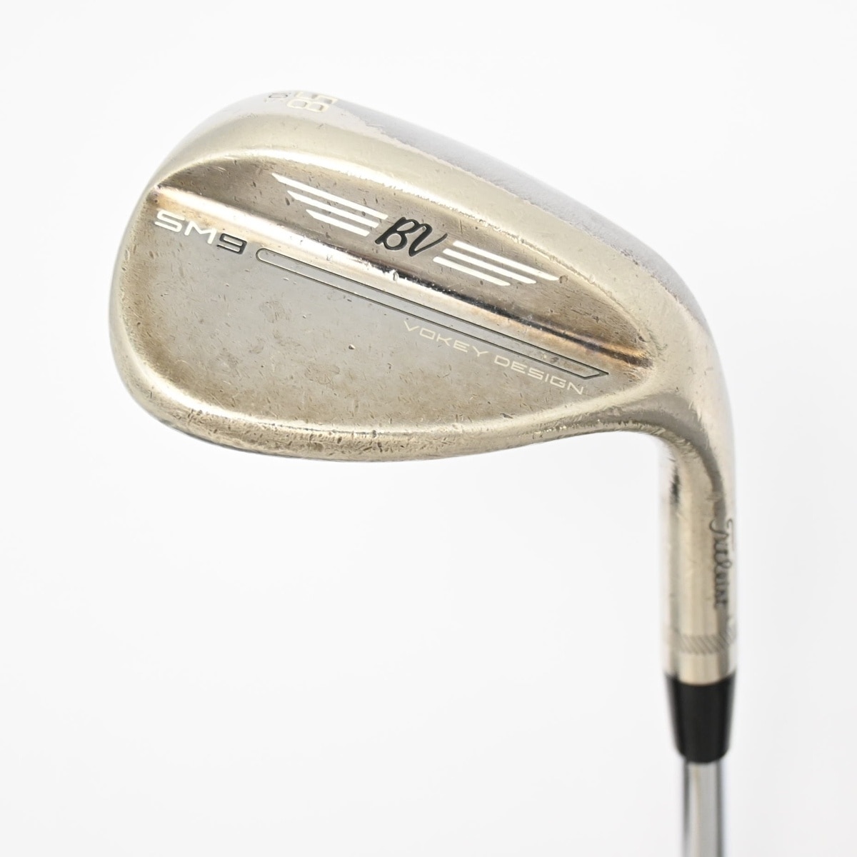 中古】ボーケイ SM9 BRASHED STEEL ウェッジ BV105 58-10 設定無 D