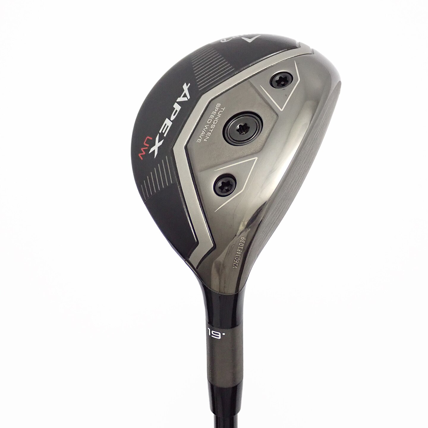 超美品 APEX UW 2025 19度 ツアーAD PT 8X 中古】APEX UW(2025) ユーティリティ TENSEI BLACK SILVER 70 for